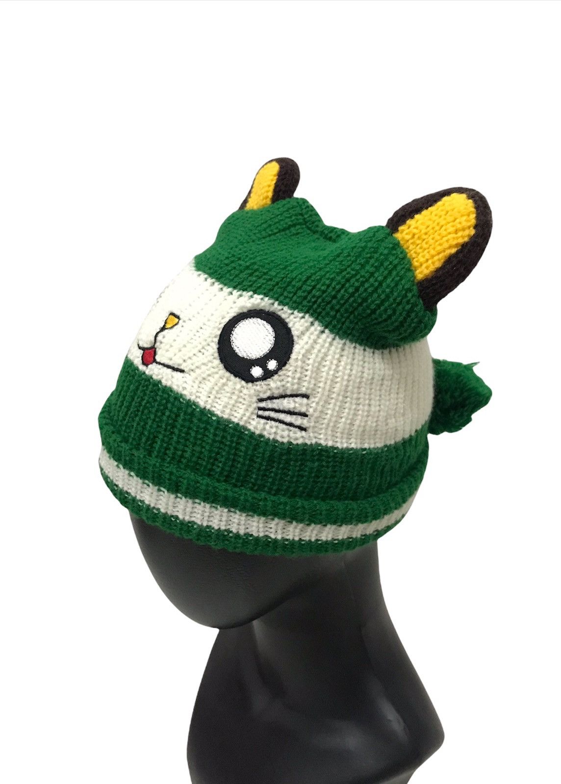 Japanese Brand Vintage Knitwear Bunny Horn Beanie Hats Size ONE SIZE - 1 Thumbnail