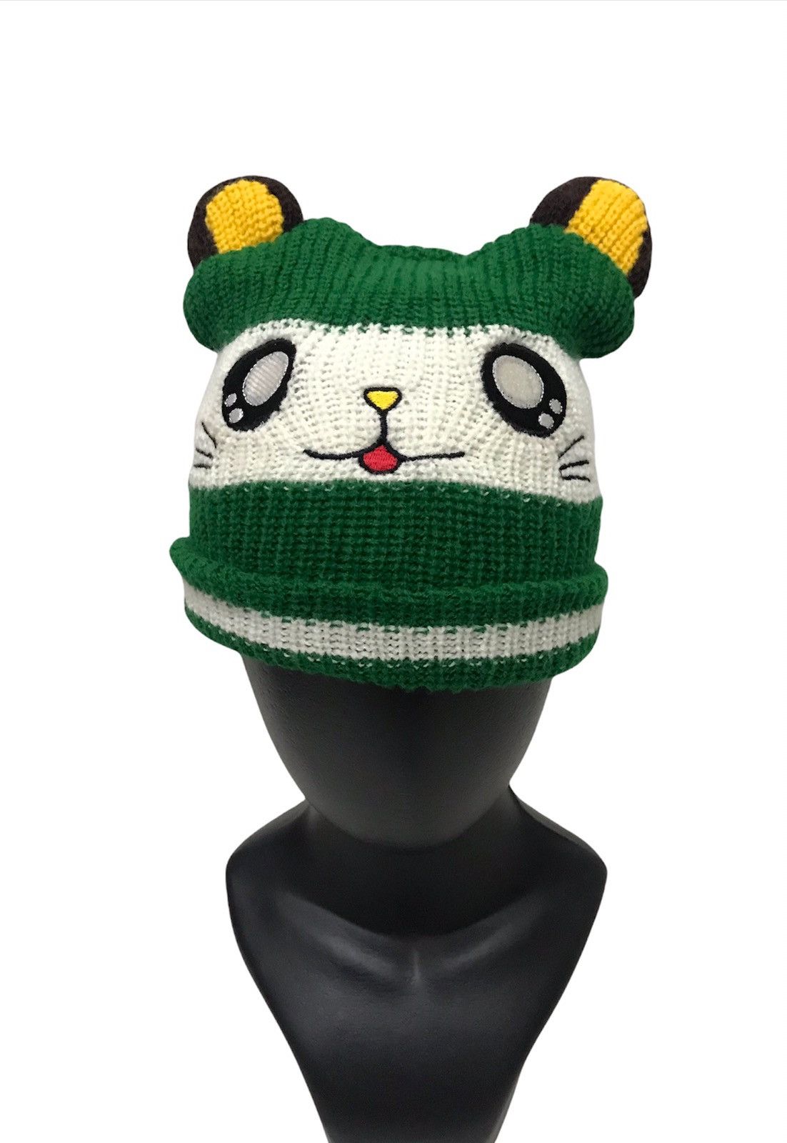 Japanese Brand Vintage Knitwear Bunny Horn Beanie Hats Size ONE SIZE - 4 Thumbnail