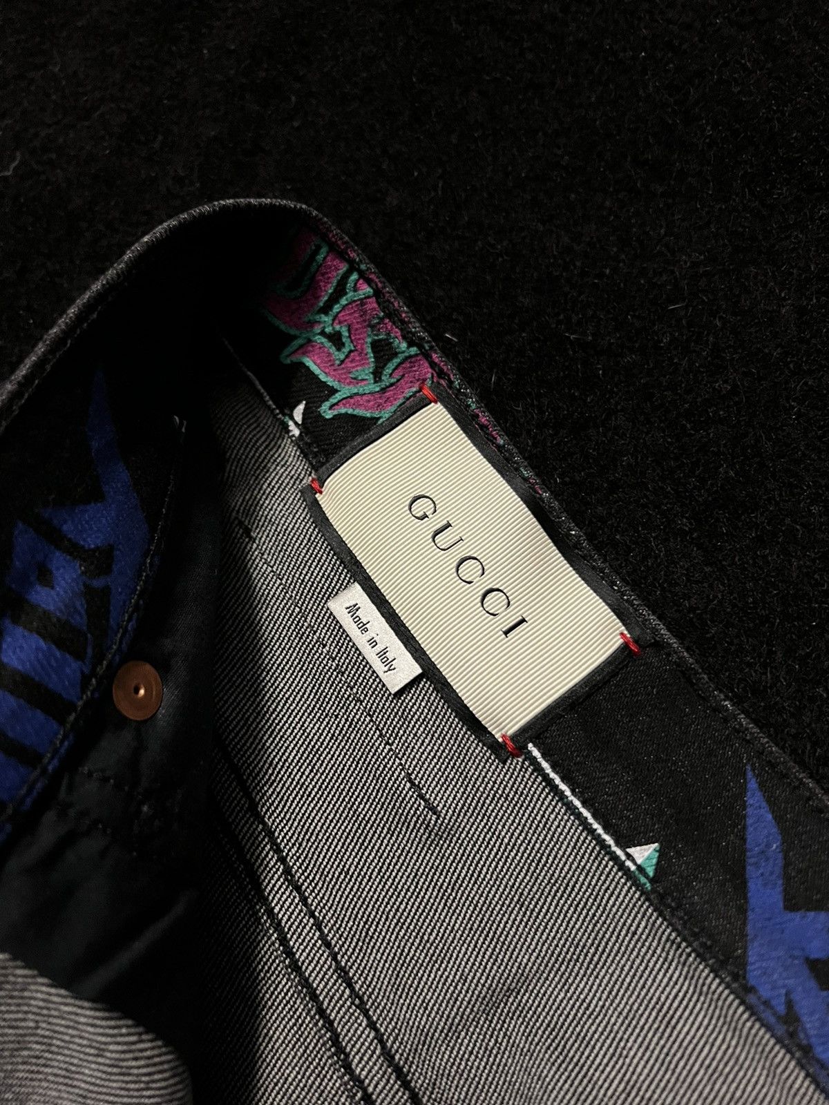 Gucci Gucci all over metal print jeans Size US 34 / EU 50 - 4 Thumbnail