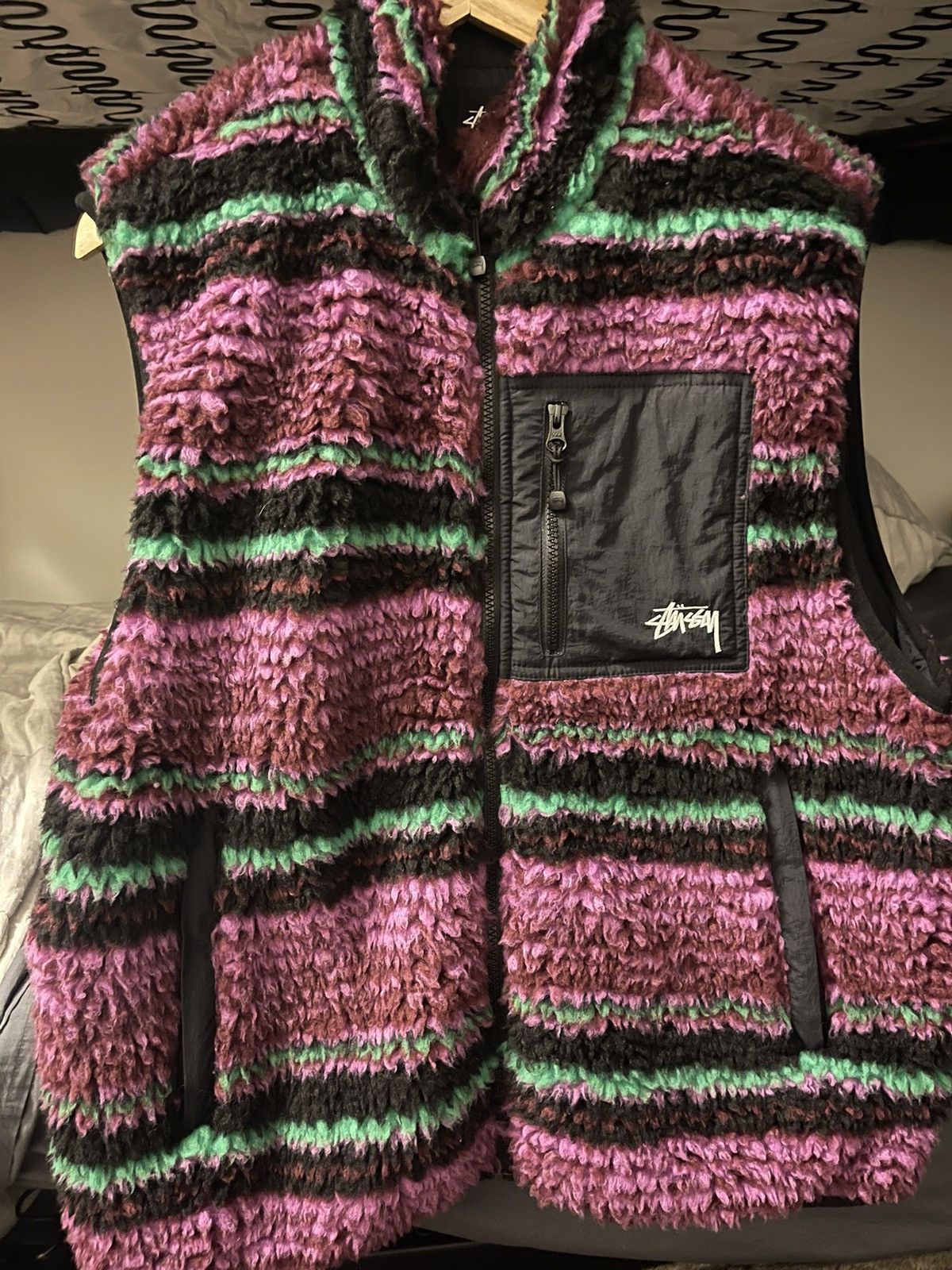 Stussy Stussy Sherpa vest | Grailed