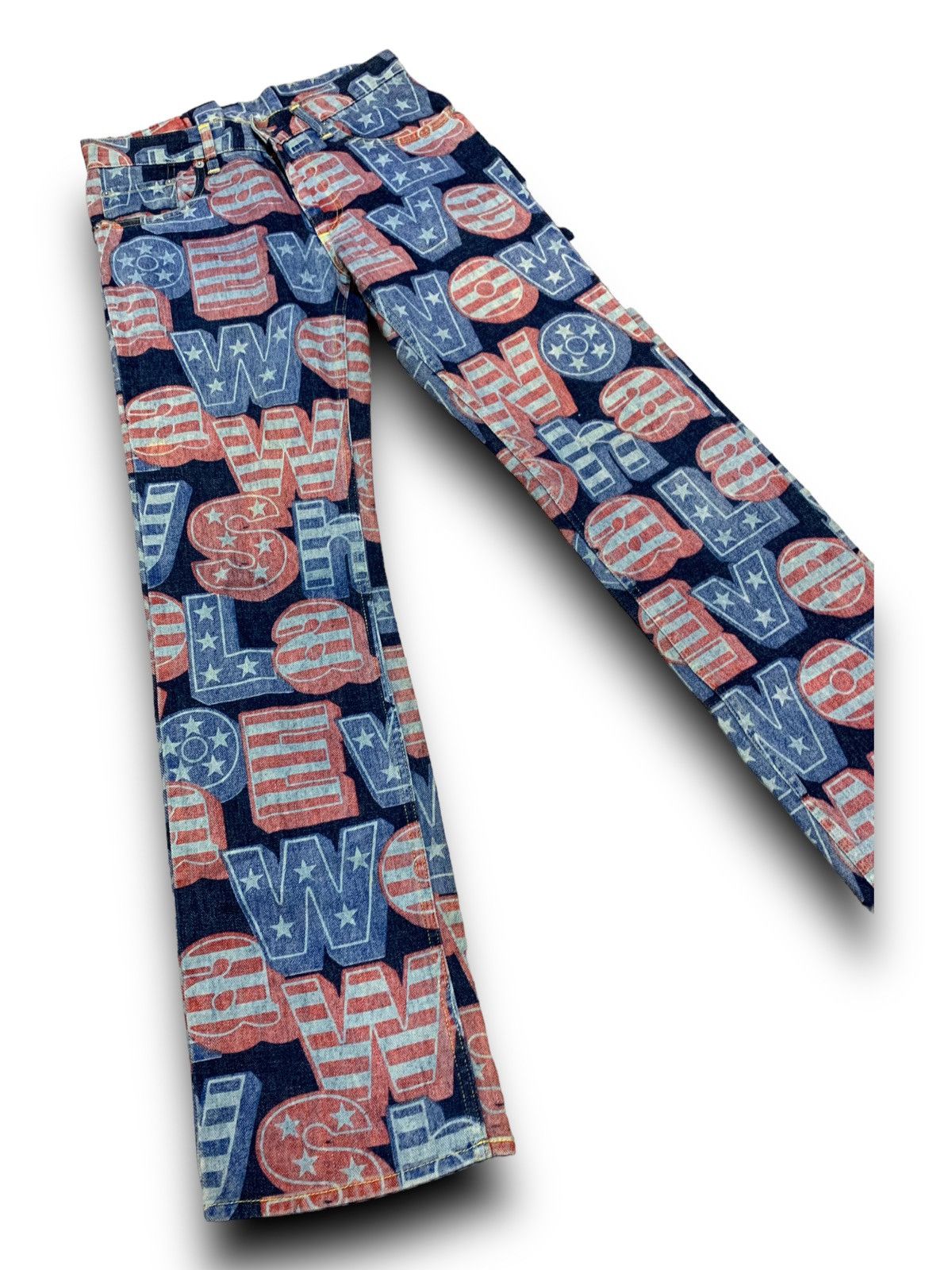Hysteric Glamour HYSTERIC GLAMOUR KINKY JEANS FULL PRINT DESIGN JEANS DENIM Size US 29 - 7 Thumbnail