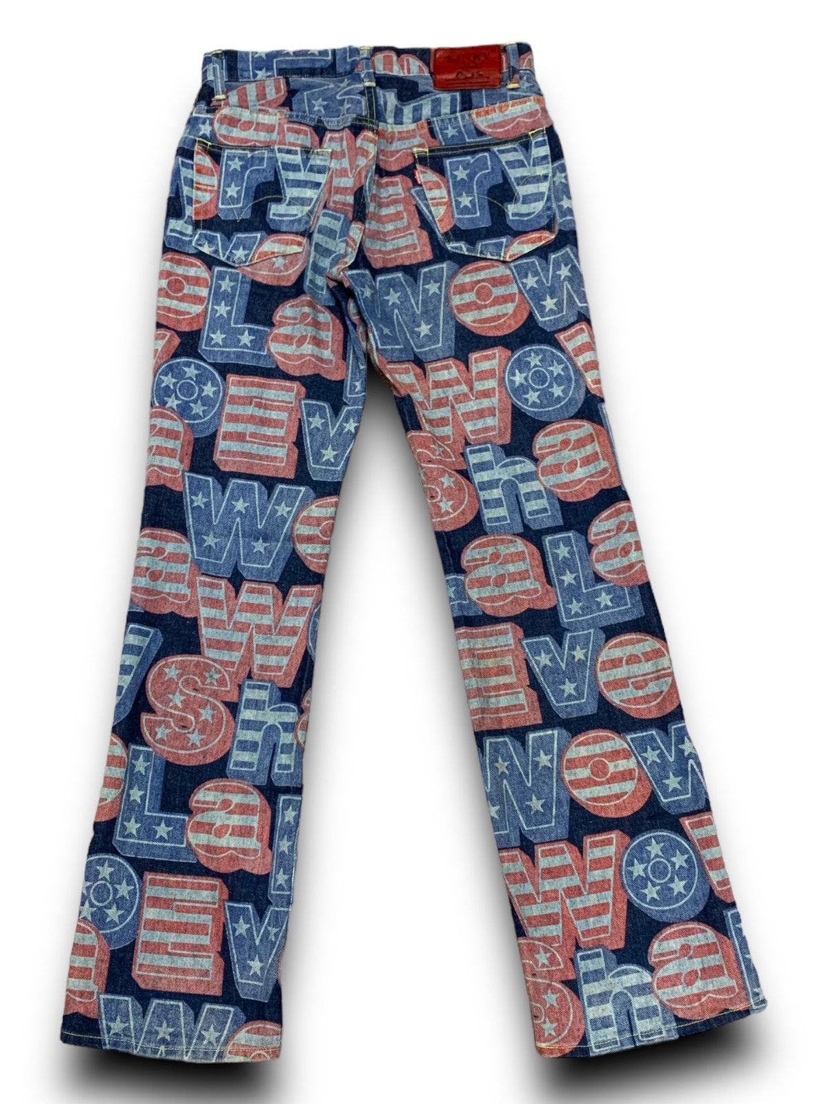 Hysteric Glamour HYSTERIC GLAMOUR KINKY JEANS FULL PRINT DESIGN JEANS DENIM Size US 29 - 2 Thumbnail