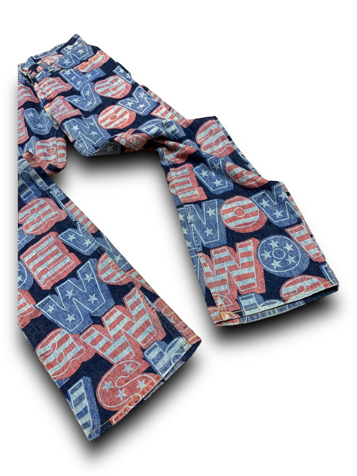 Hysteric Glamour HYSTERIC GLAMOUR KINKY JEANS FULL PRINT DESIGN JEANS DENIM Size US 29 - 5 Thumbnail