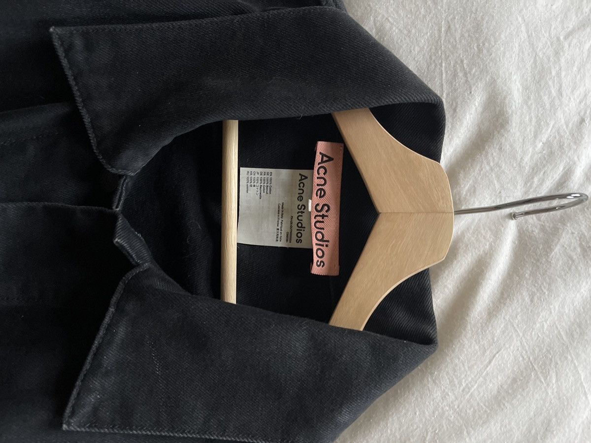 Acne Studios Oversized denim jacket washed black Size US S / EU 44-46 / 1 - 5 Thumbnail