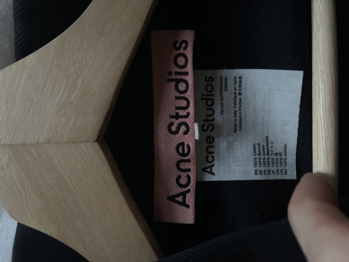 Acne Studios Oversized denim jacket washed black Size US S / EU 44-46 / 1 - 7 Thumbnail