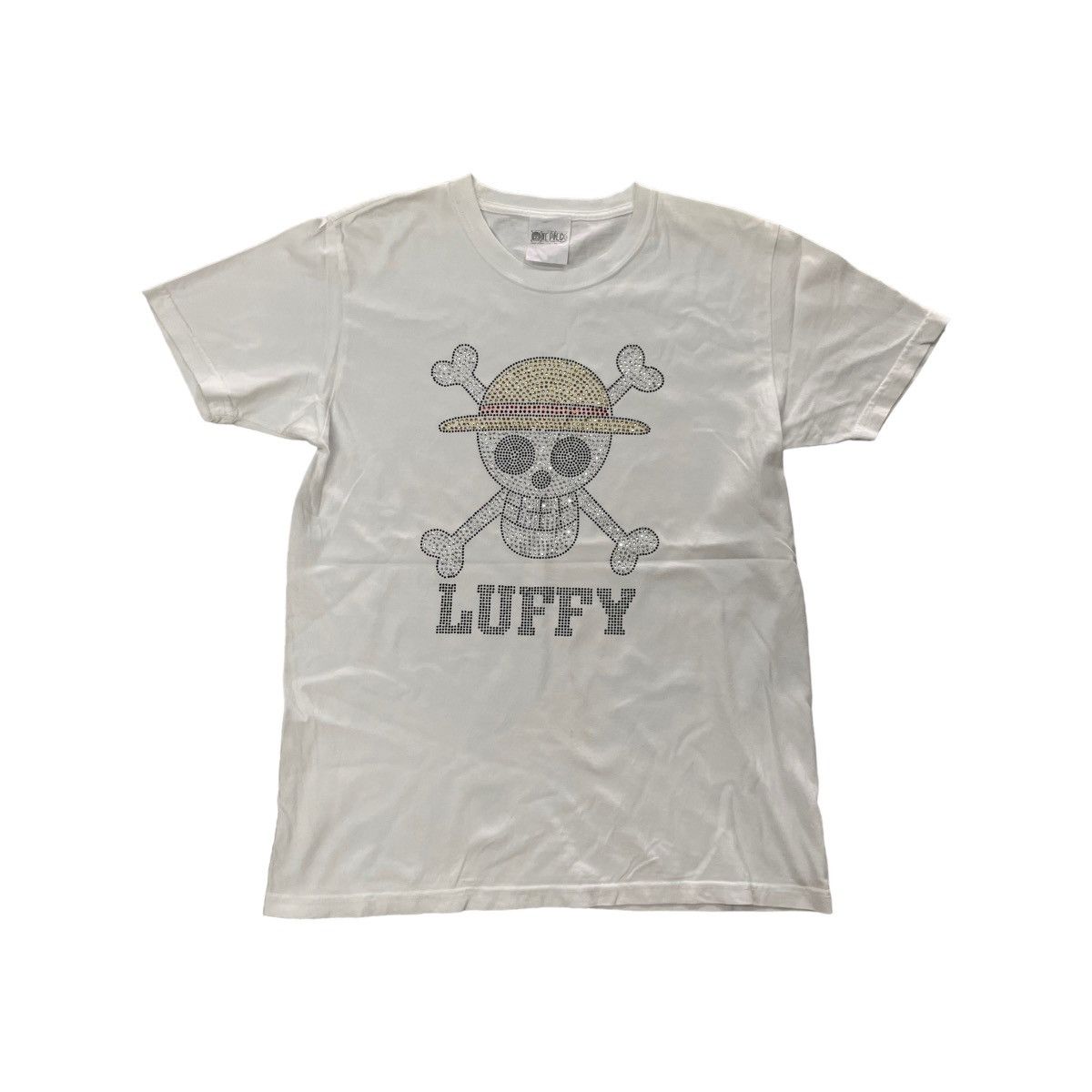 FR2PON×Liffy Tシャツ FR2 × One Piece Fr2 X One Piece Luffy Caution White T Shirt