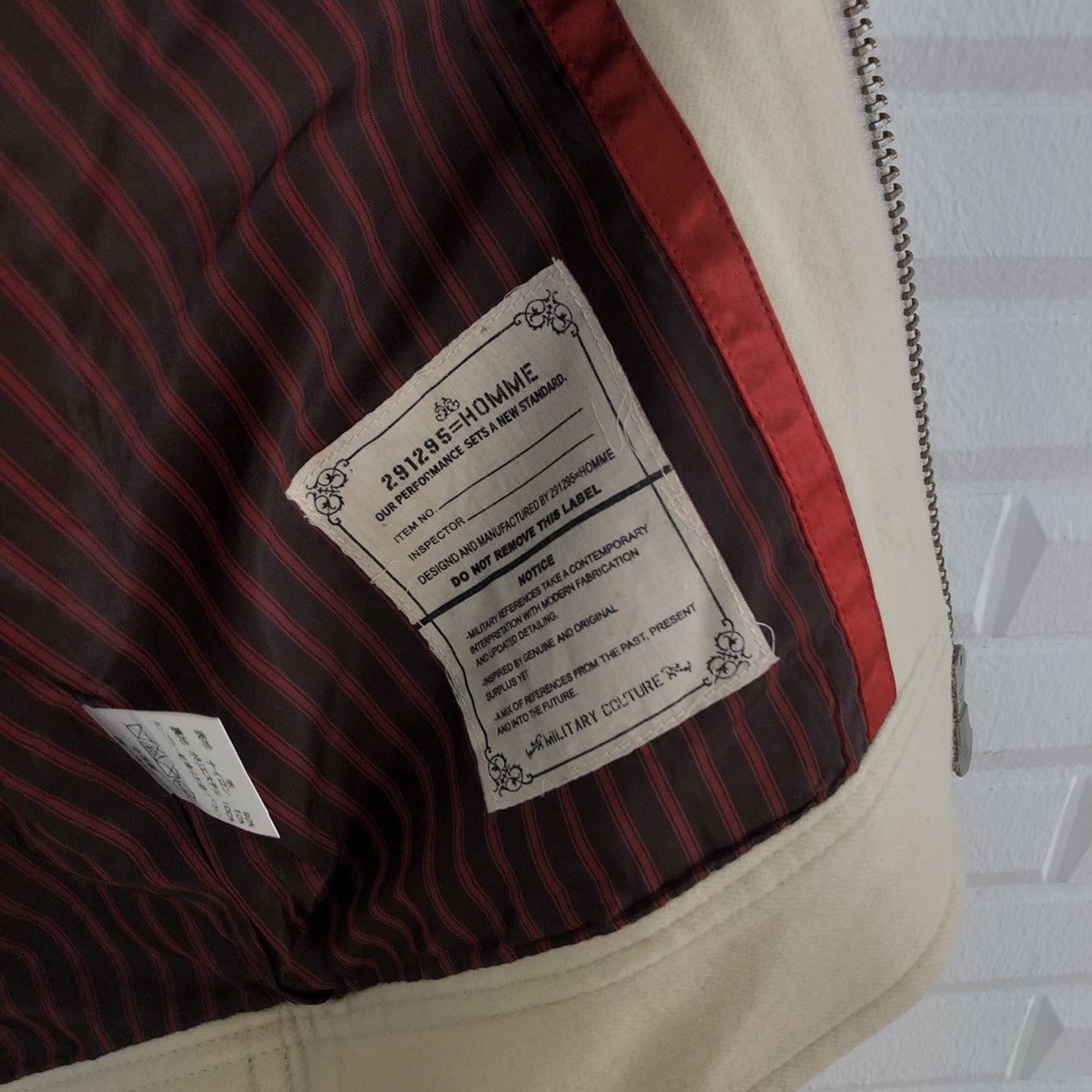 Japanese Brand VINTAGE 291295=HOMME VARSITY BIG LOGO JACKET Size US M / EU 48-50 / 2 - 11 Thumbnail