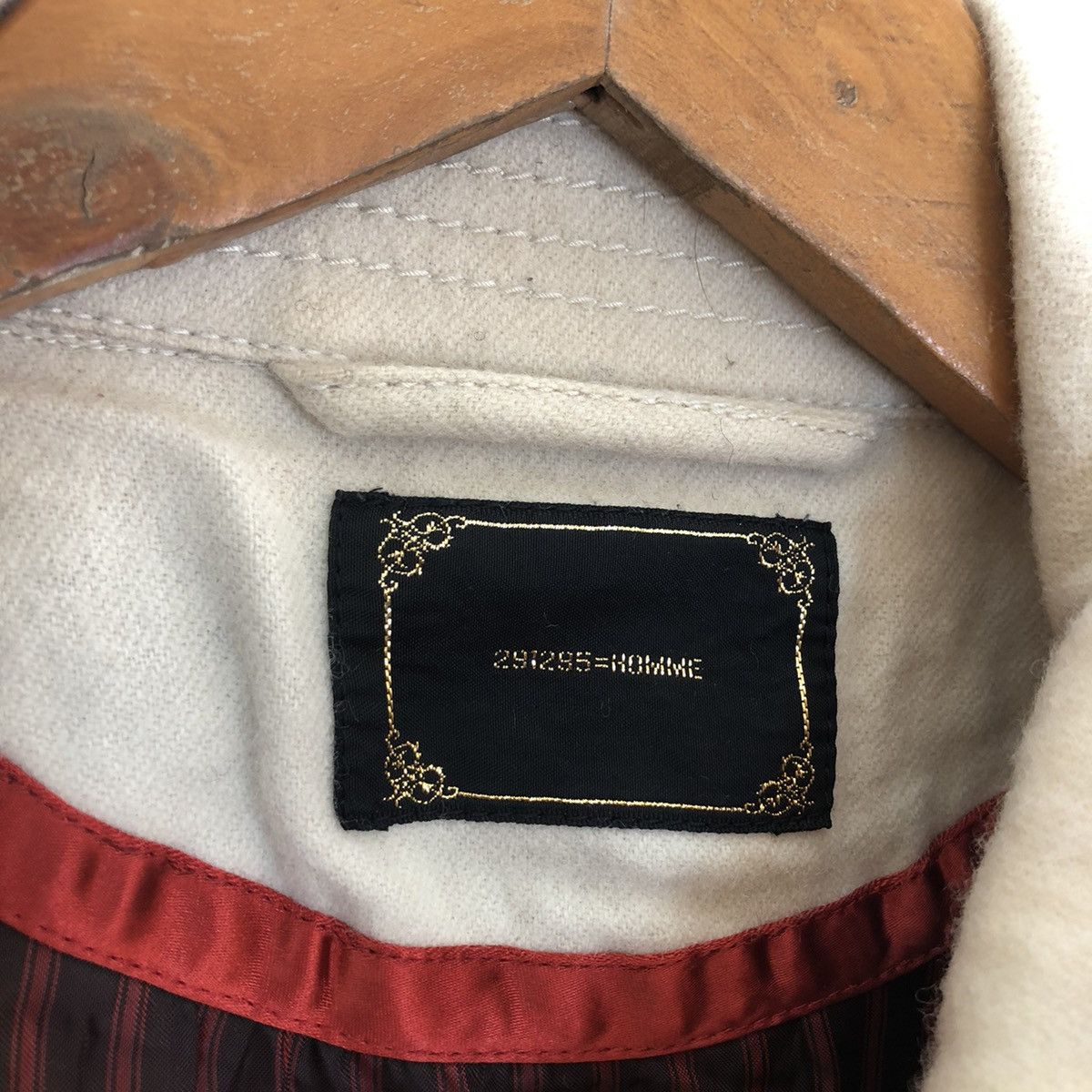 Japanese Brand VINTAGE 291295=HOMME VARSITY BIG LOGO JACKET Size US M / EU 48-50 / 2 - 10 Thumbnail
