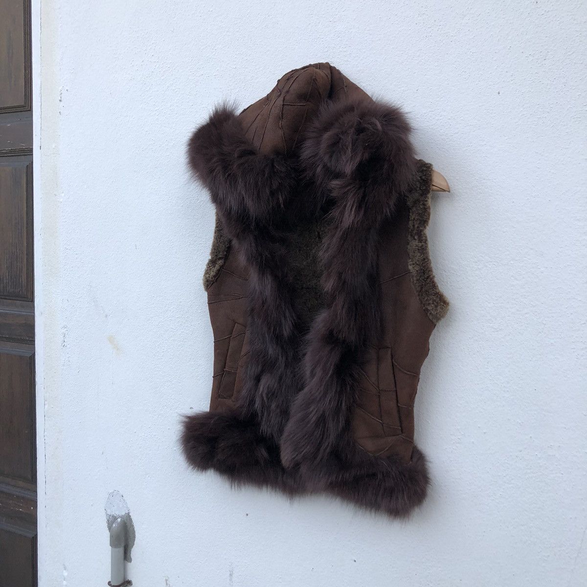 Japanese Brand VINTAGE MINK FUR LINING VEST PATCHWORK BODY SHAKE Size US M / EU 48-50 / 2 - 2 Thumbnail