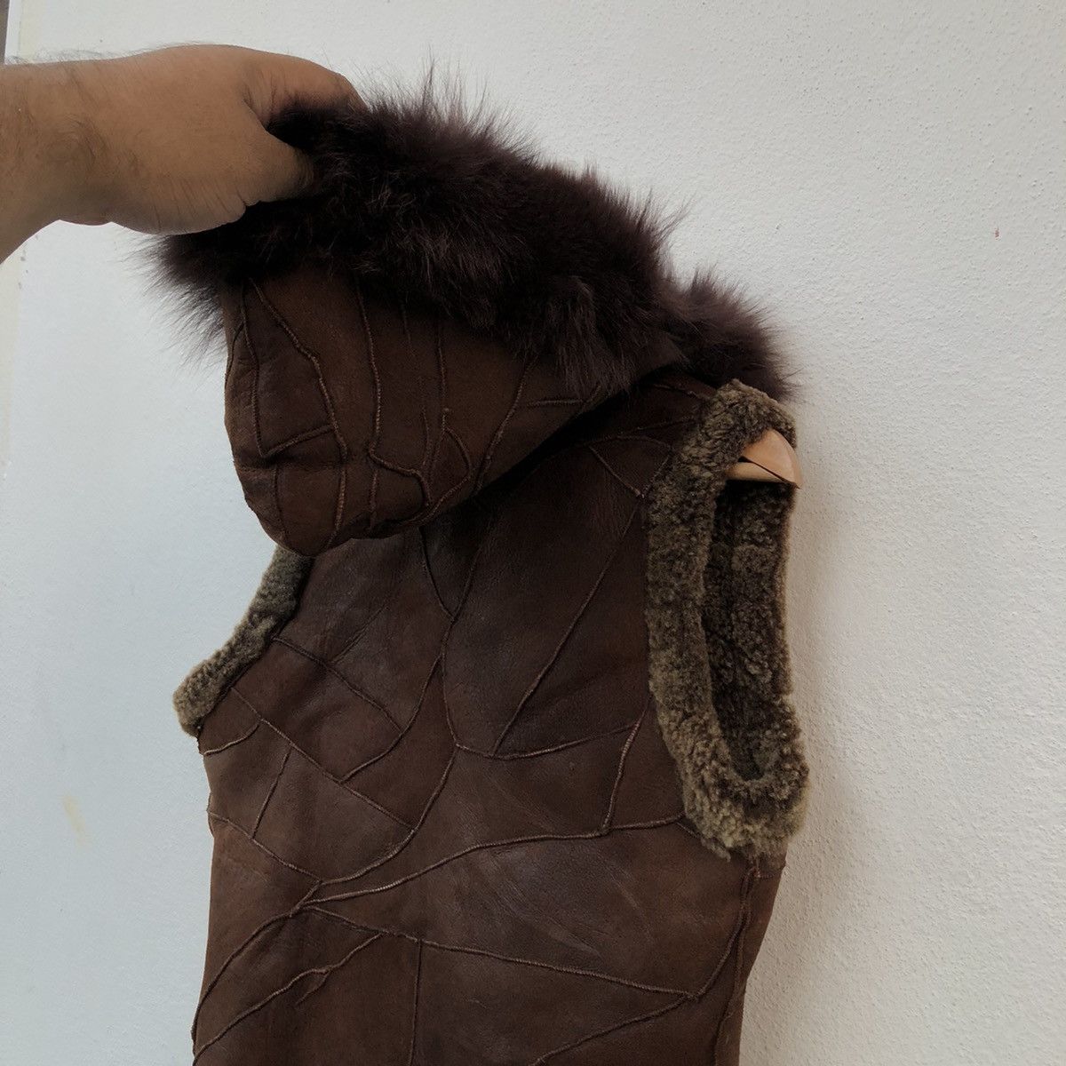 Japanese Brand VINTAGE MINK FUR LINING VEST PATCHWORK BODY SHAKE Size US M / EU 48-50 / 2 - 10 Thumbnail