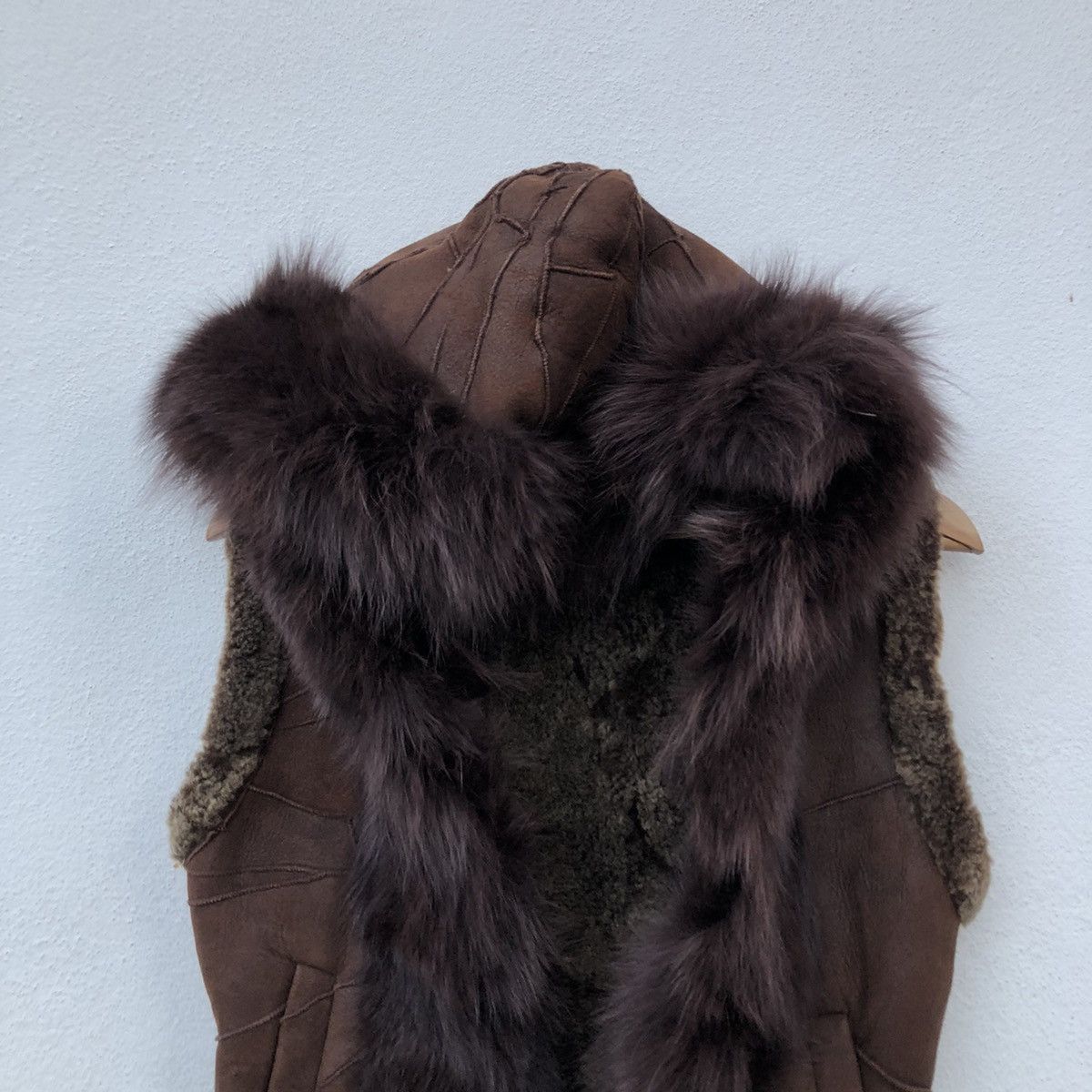 Japanese Brand VINTAGE MINK FUR LINING VEST PATCHWORK BODY SHAKE Size US M / EU 48-50 / 2 - 3 Thumbnail