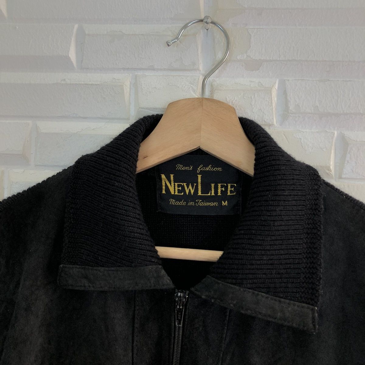 Japanese Brand MEN'S FASHION NEW LIFE JACKET LEATHER RARE DESIGN Size US M / EU 48-50 / 2 - 7 Thumbnail