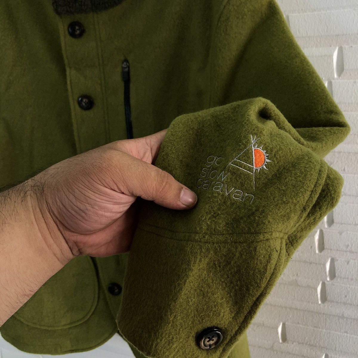go slow caravan RARE BUTTON JACKET HOODIE GO SLOW CARAVAN Size US M / EU 48-50 / 2 - 7 Thumbnail