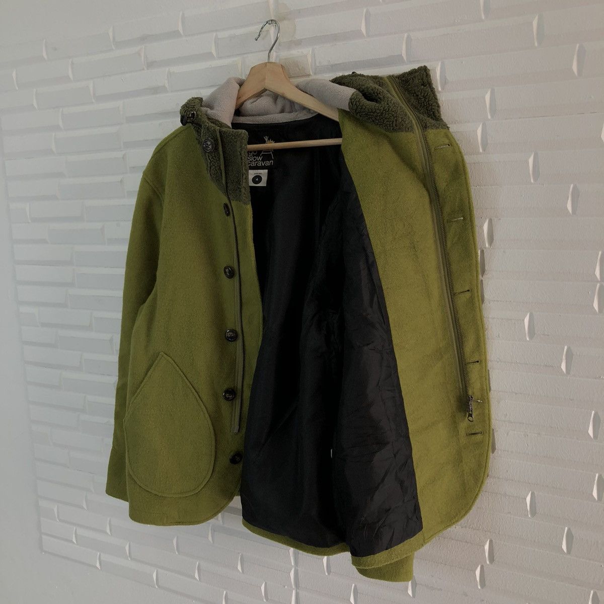 go slow caravan RARE BUTTON JACKET HOODIE GO SLOW CARAVAN Size US M / EU 48-50 / 2 - 12 Thumbnail