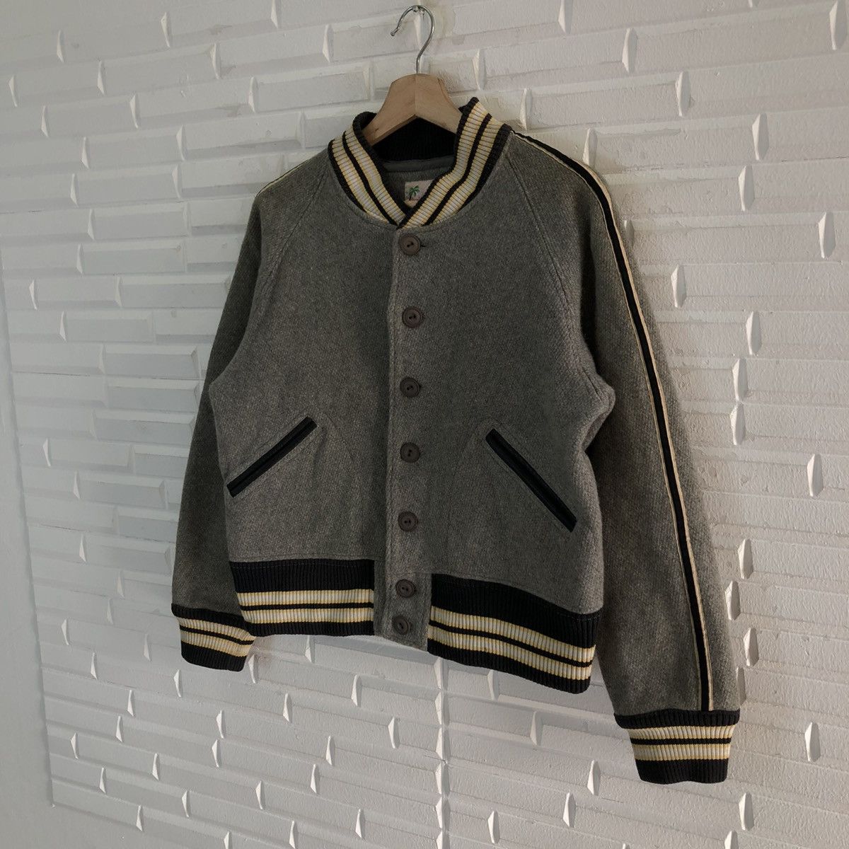 Japanese Brand VINTAGE VARSITY JACKET REMINISCENCE BY STEWART RICHER Size US M / EU 48-50 / 2 - 3 Thumbnail