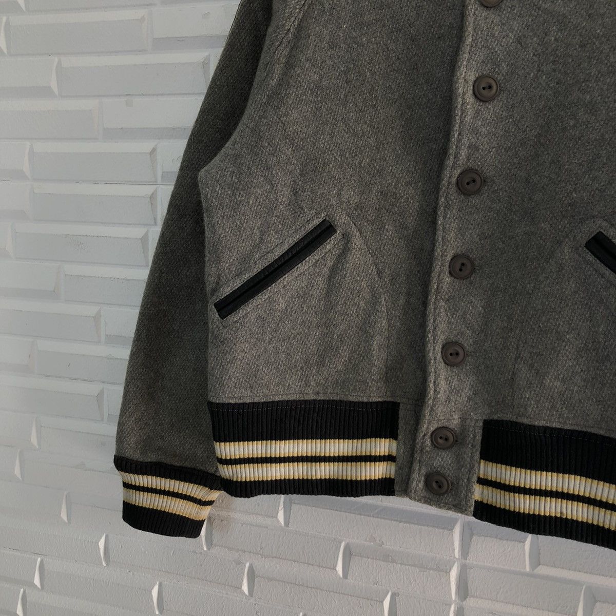 Japanese Brand VINTAGE VARSITY JACKET REMINISCENCE BY STEWART RICHER Size US M / EU 48-50 / 2 - 5 Thumbnail