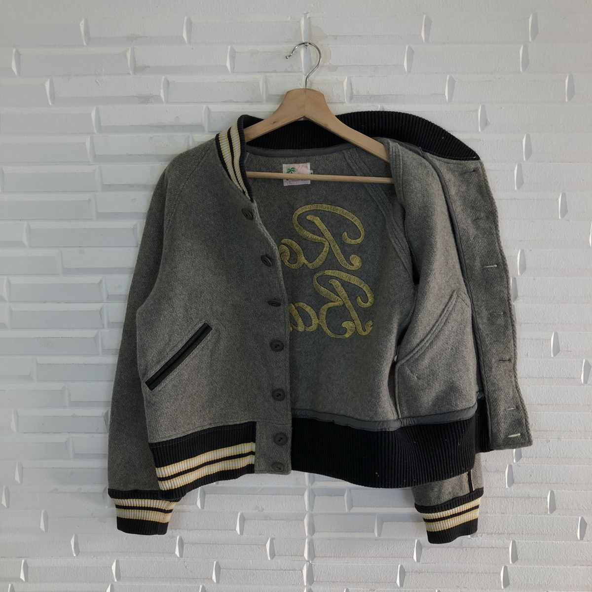 Japanese Brand VINTAGE VARSITY JACKET REMINISCENCE BY STEWART RICHER Size US M / EU 48-50 / 2 - 10 Thumbnail