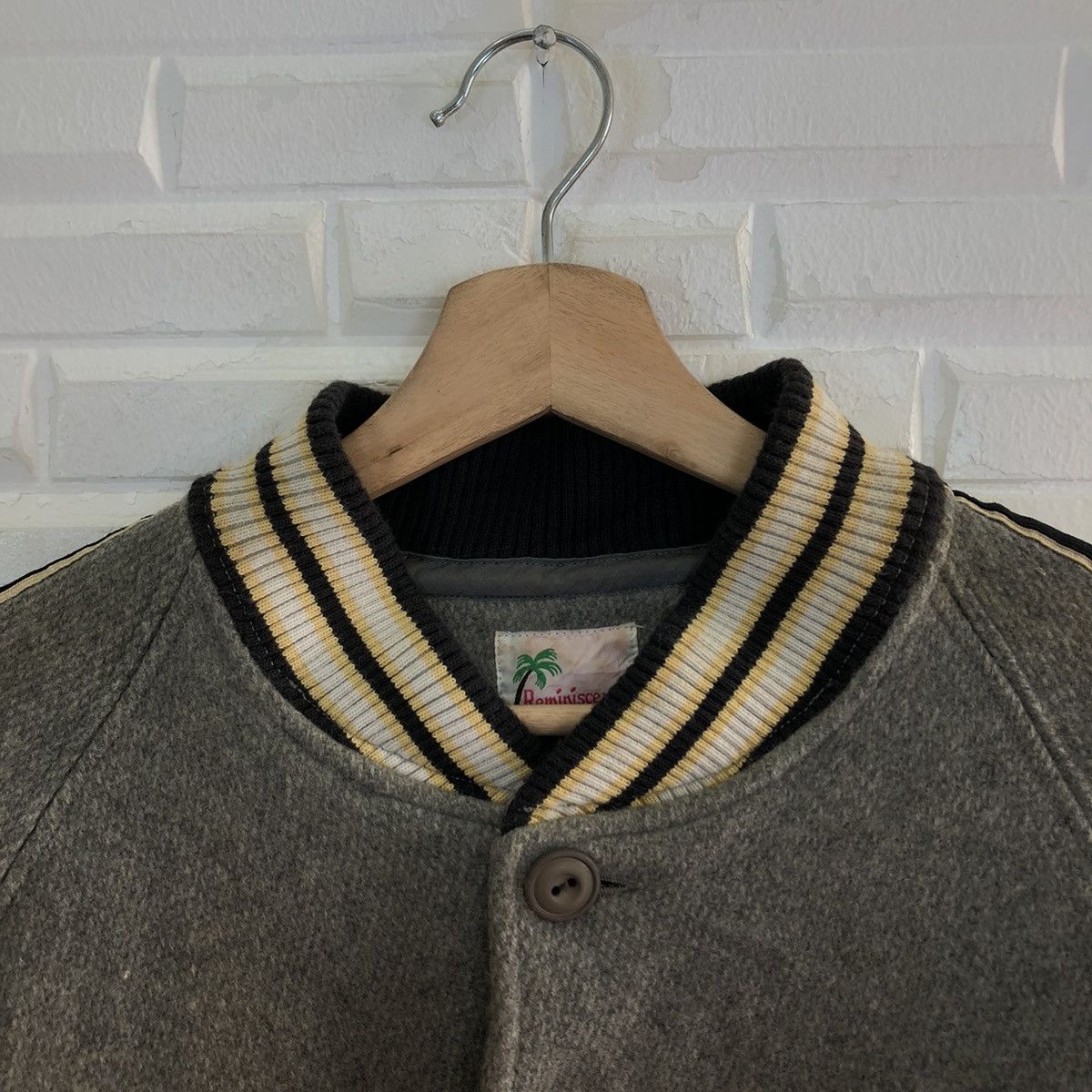 Japanese Brand VINTAGE VARSITY JACKET REMINISCENCE BY STEWART RICHER Size US M / EU 48-50 / 2 - 7 Thumbnail