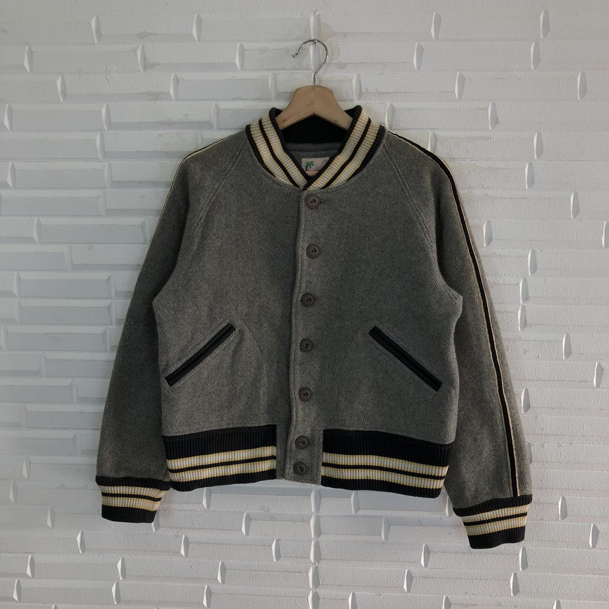 Japanese Brand VINTAGE VARSITY JACKET REMINISCENCE BY STEWART RICHER Size US M / EU 48-50 / 2 - 2 Thumbnail