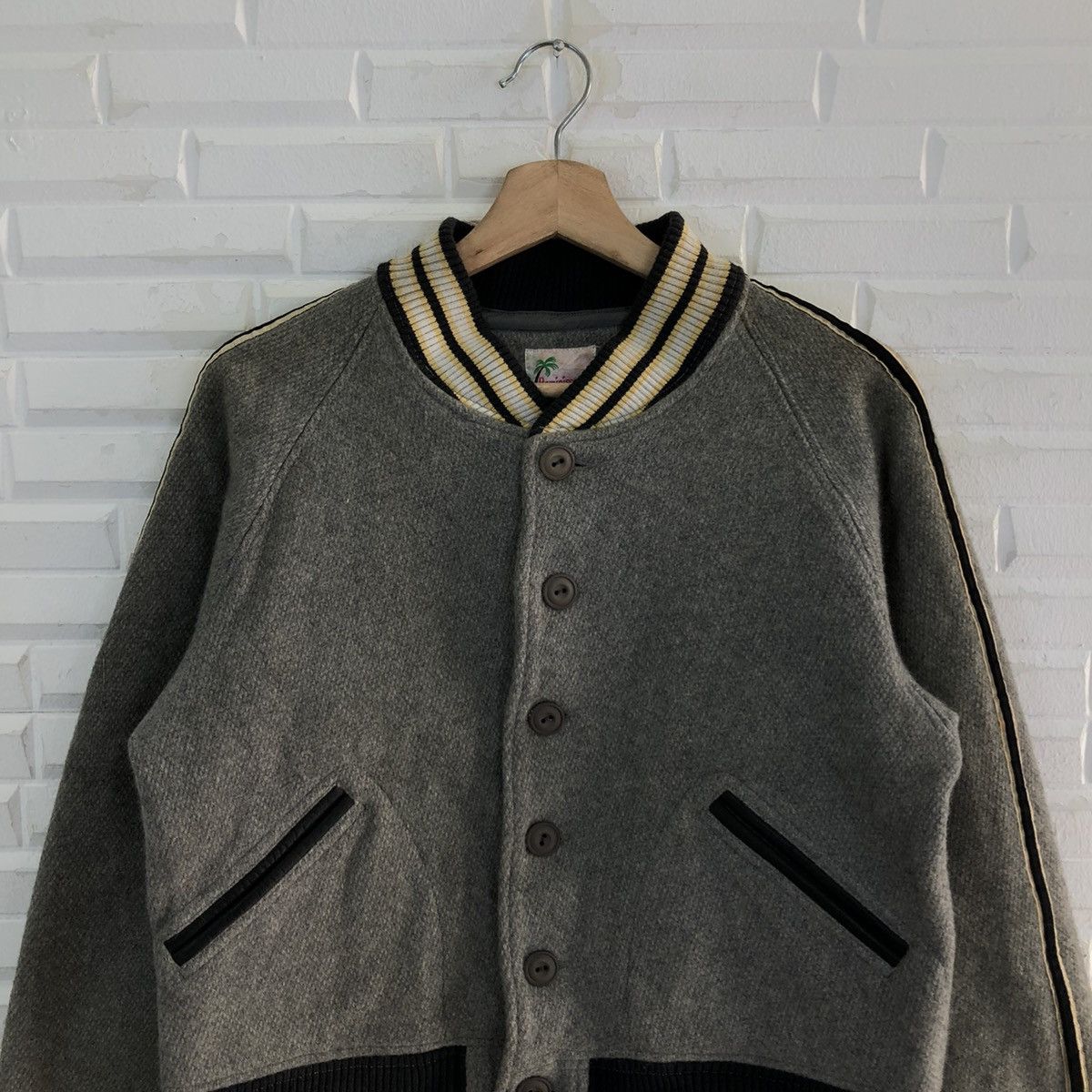 Japanese Brand VINTAGE VARSITY JACKET REMINISCENCE BY STEWART RICHER Size US M / EU 48-50 / 2 - 4 Thumbnail