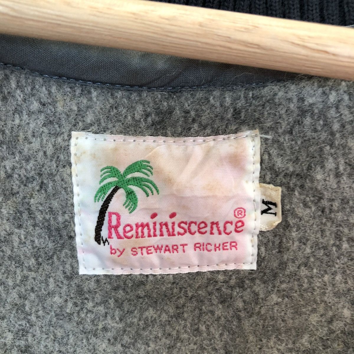 Japanese Brand VINTAGE VARSITY JACKET REMINISCENCE BY STEWART RICHER Size US M / EU 48-50 / 2 - 11 Thumbnail