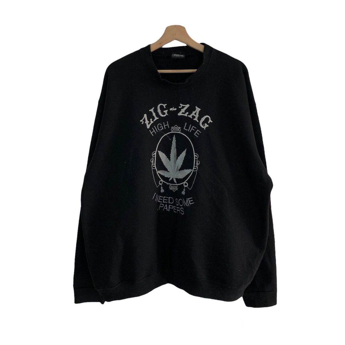 Japanese Brand VINTAGE ZIG ZAG HIGH LIFE SWEATSHIRT EMBROIDERED BIG LOGO Size US XL / EU 56 / 4 - 1 Thumbnail