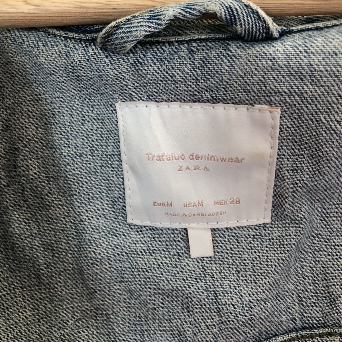 Other VINTAGE TRAFALUC DENIM WEAR ZARA DISTRESSED DENIM JACKET Size US M / EU 48-50 / 2 - 15 Thumbnail