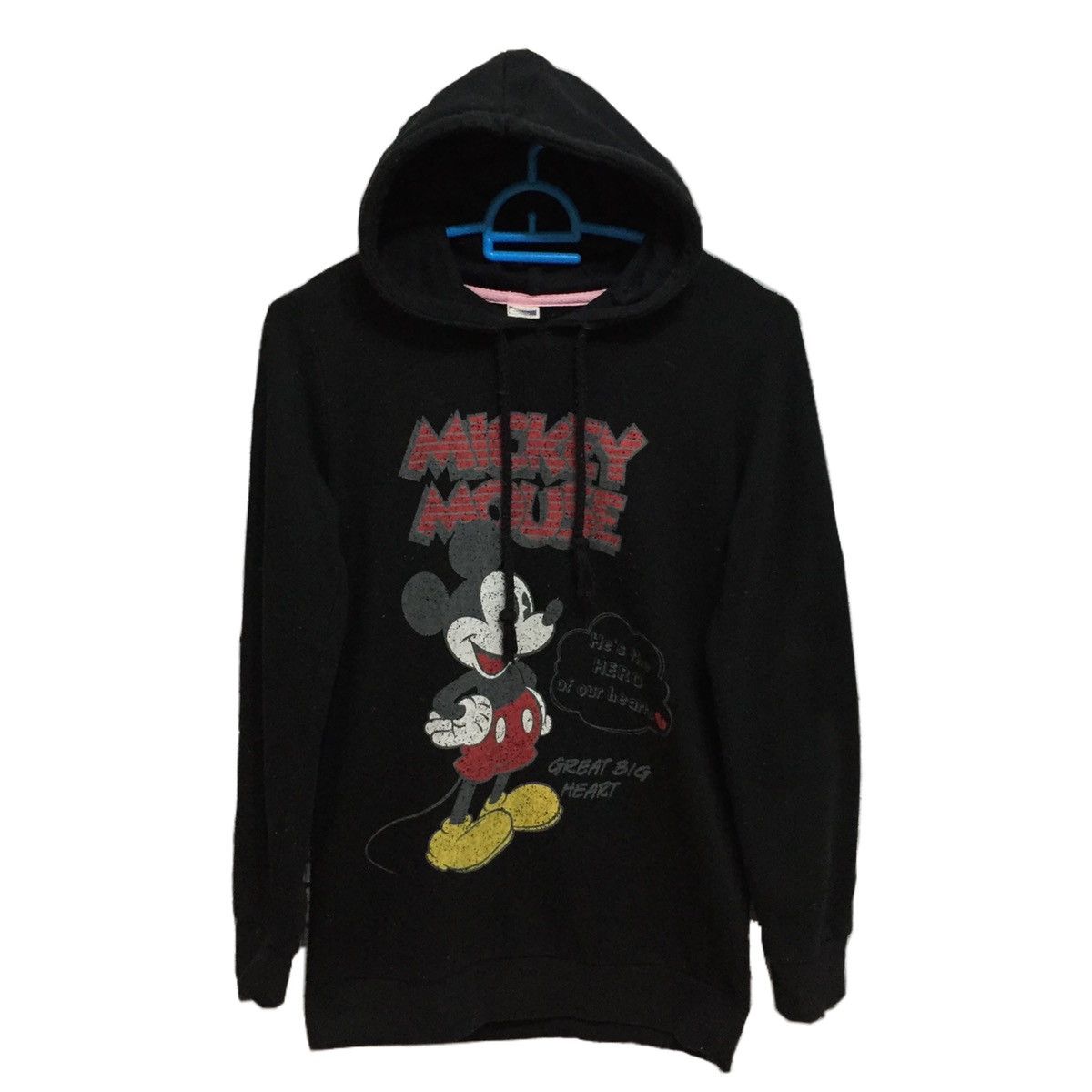 Disney Vintage Mickey Mouse Hoodie big logo cartoon fit S Size S / US 4 / IT 40 - 1 Thumbnail
