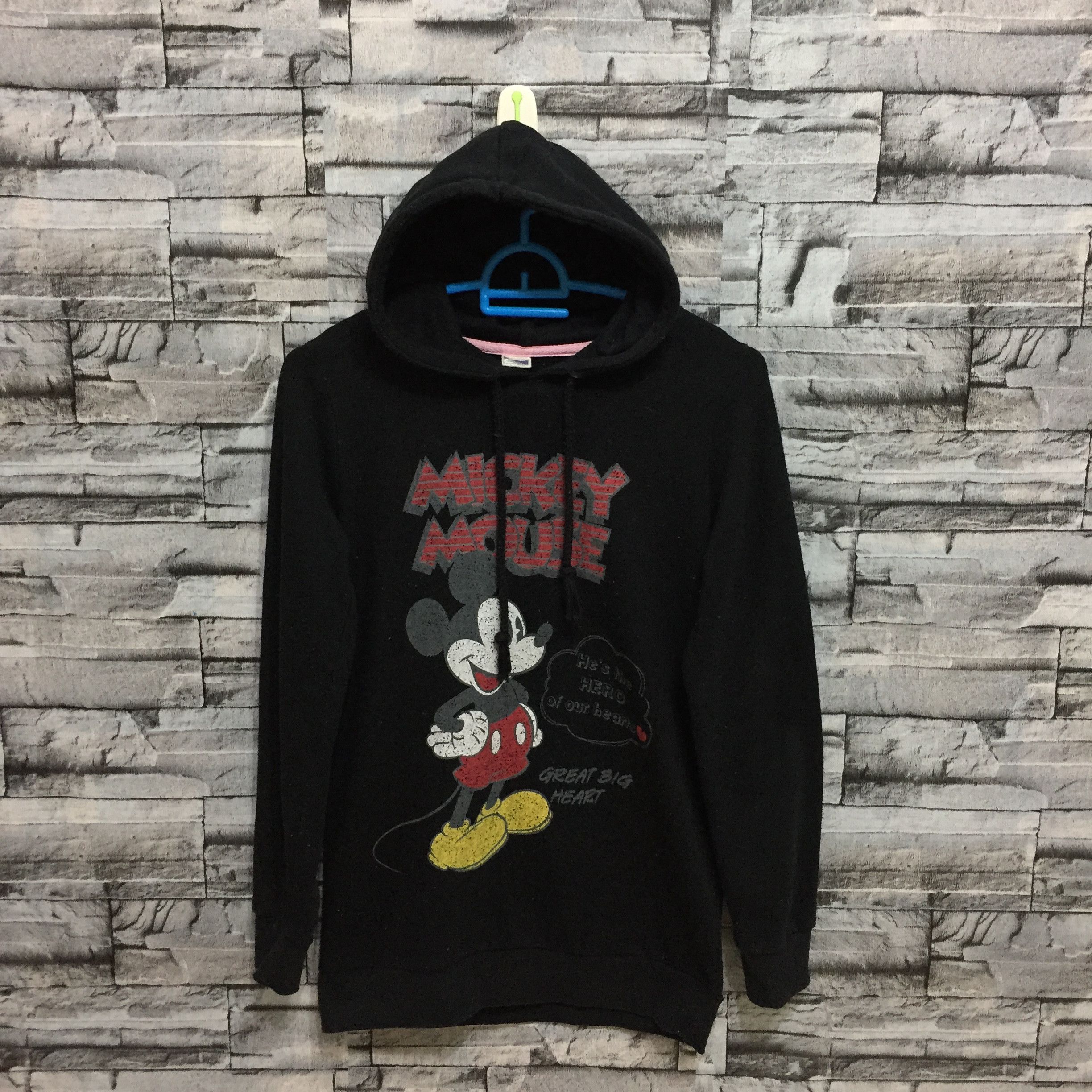 Disney Vintage Mickey Mouse Hoodie big logo cartoon fit S Size S / US 4 / IT 40 - 2 Thumbnail