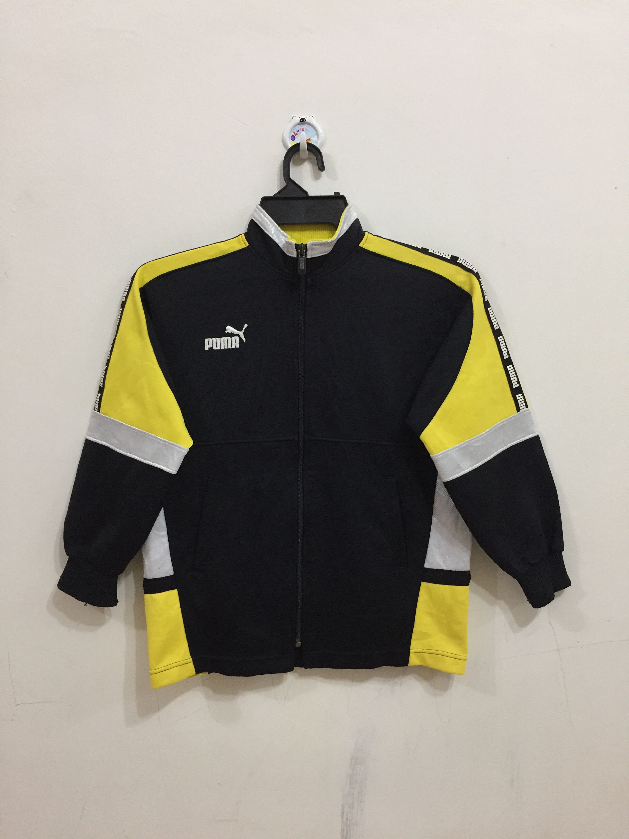 Puma Vintage PUMA jacket tracktop big logo for kids Size US S / EU 44-46 / 1 - 1 Thumbnail
