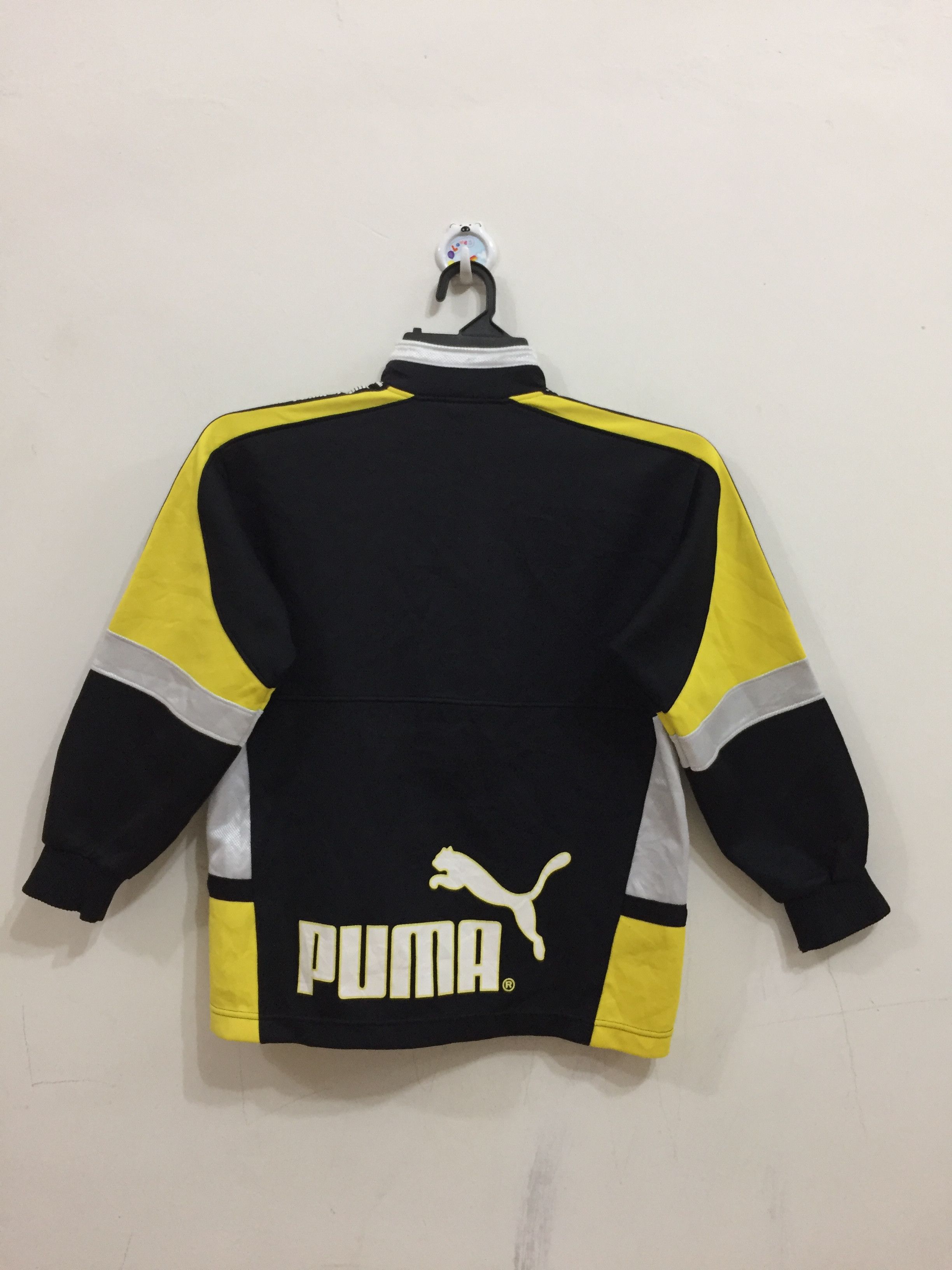 Puma Vintage PUMA jacket tracktop big logo for kids Size US S / EU 44-46 / 1 - 6 Thumbnail
