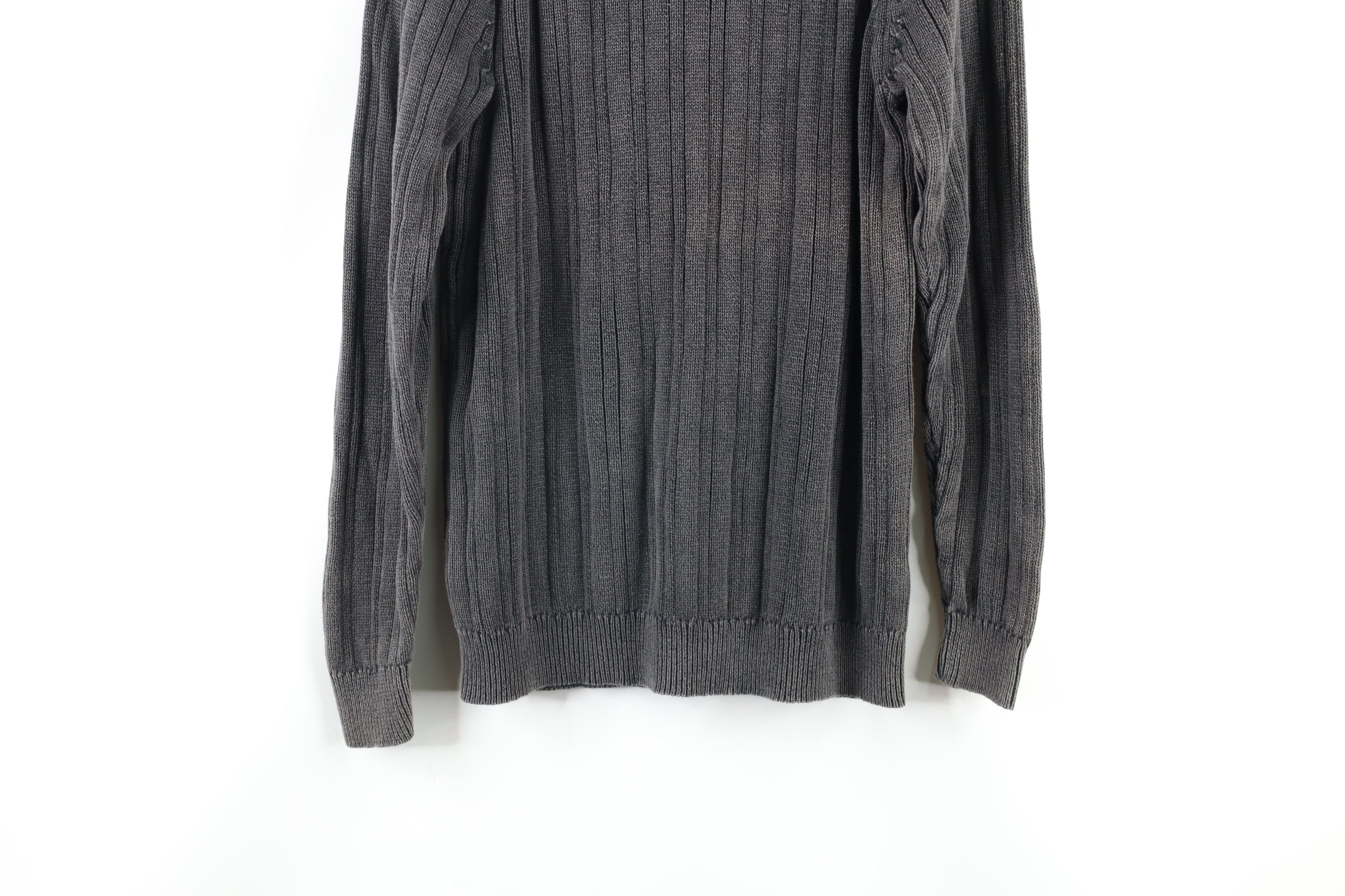 Vintage Streetwear Vintage Faded Chunky Ribbed Crewneck Sweater Size US L / EU 52-54 / 3 - 3 Thumbnail