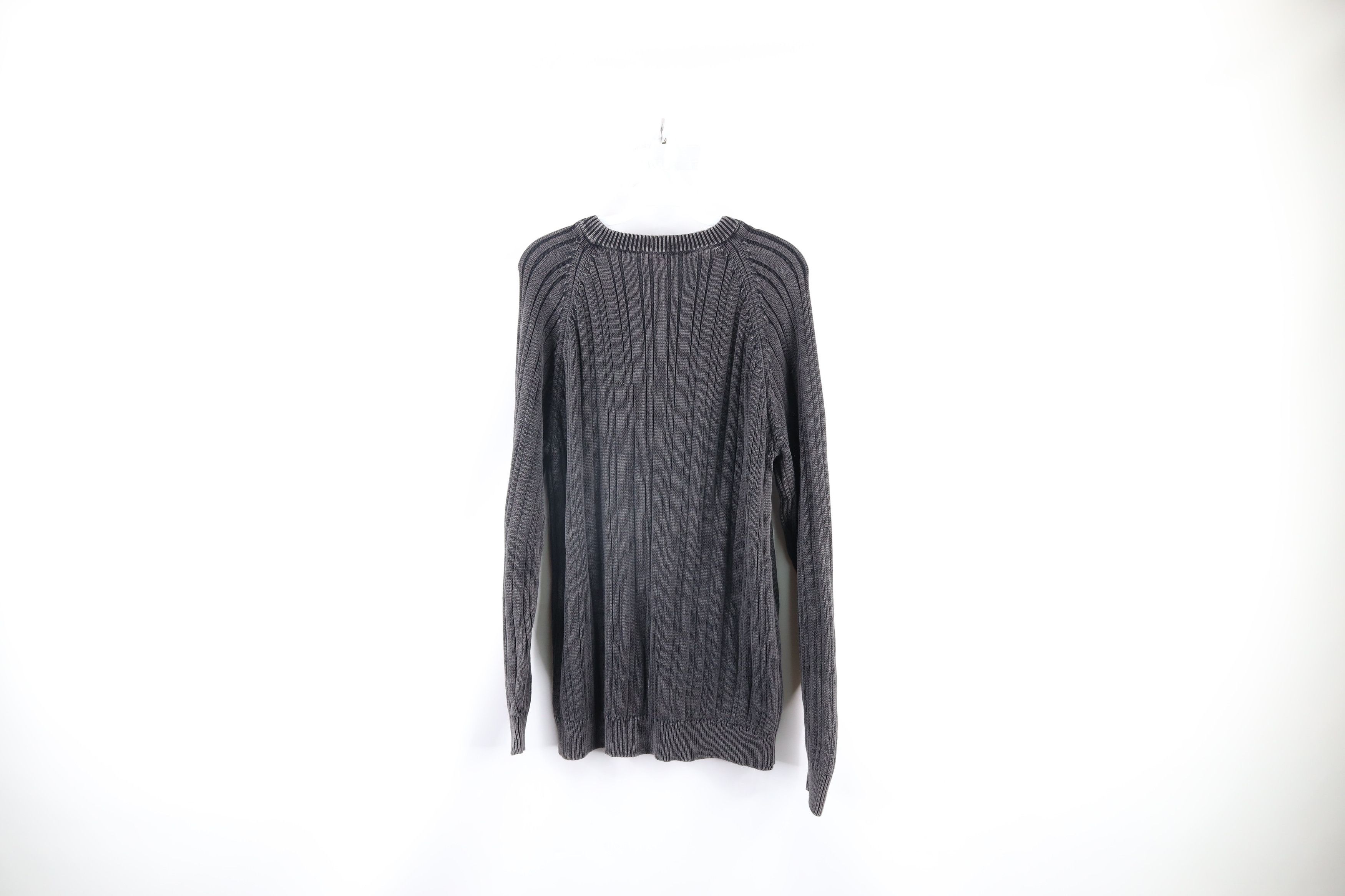 Vintage Streetwear Vintage Faded Chunky Ribbed Crewneck Sweater Size US L / EU 52-54 / 3 - 5 Thumbnail