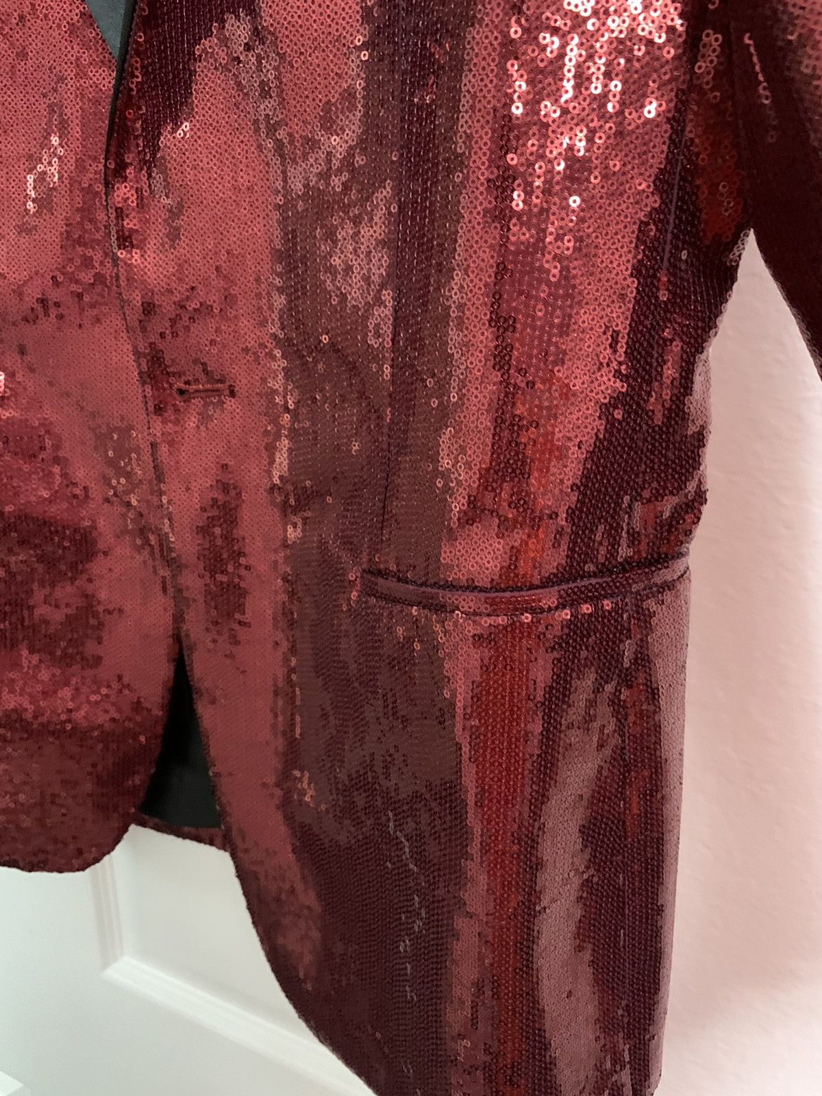 Red Sequence Blazer