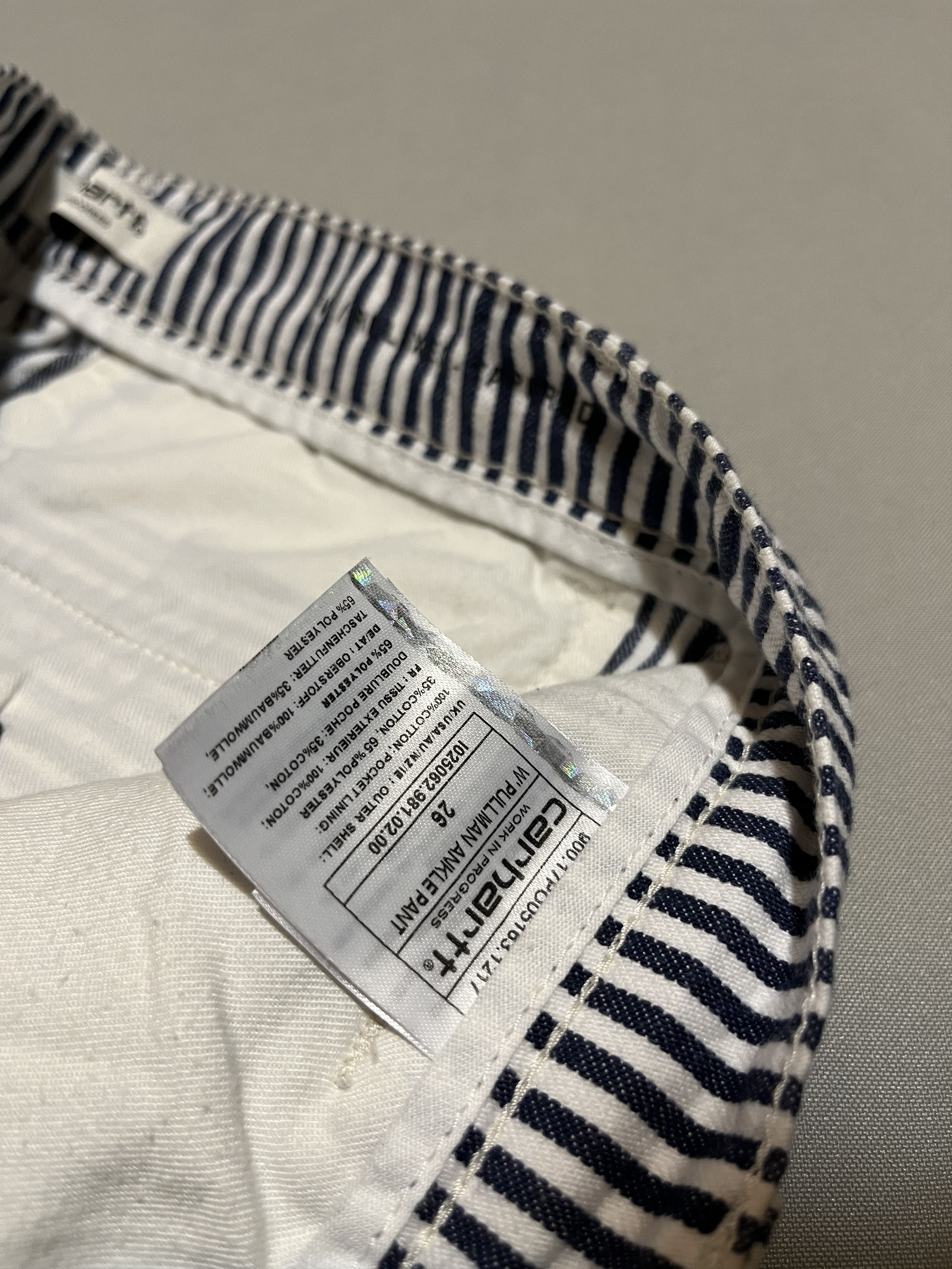 Carhartt Wip Carhartt Work In Progress Striped Sailor Pullman Ankle Pant Size 26" / US 2 / IT 38 - 5 Thumbnail