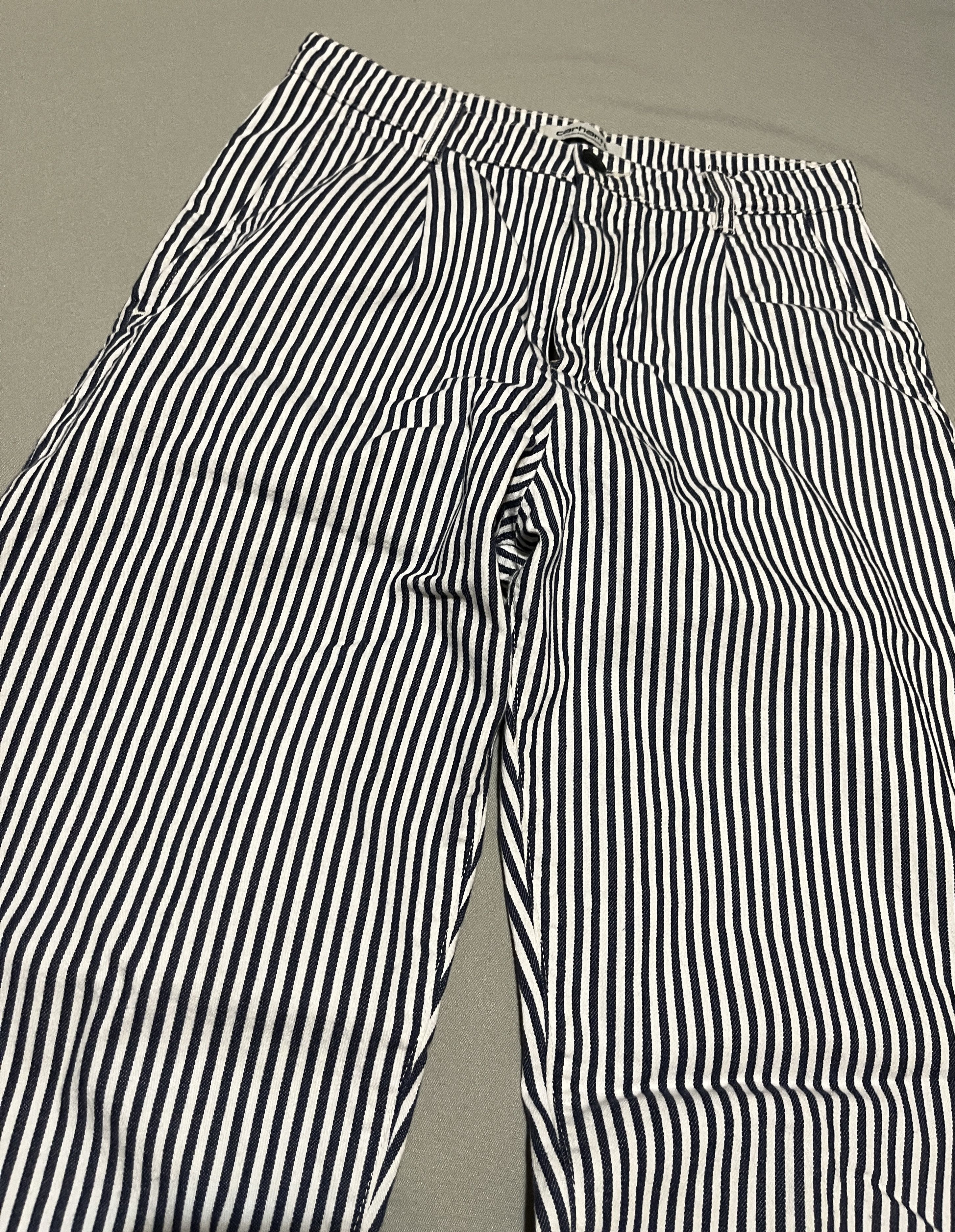 Carhartt Wip Carhartt Work In Progress Striped Sailor Pullman Ankle Pant Size 26" / US 2 / IT 38 - 10 Thumbnail