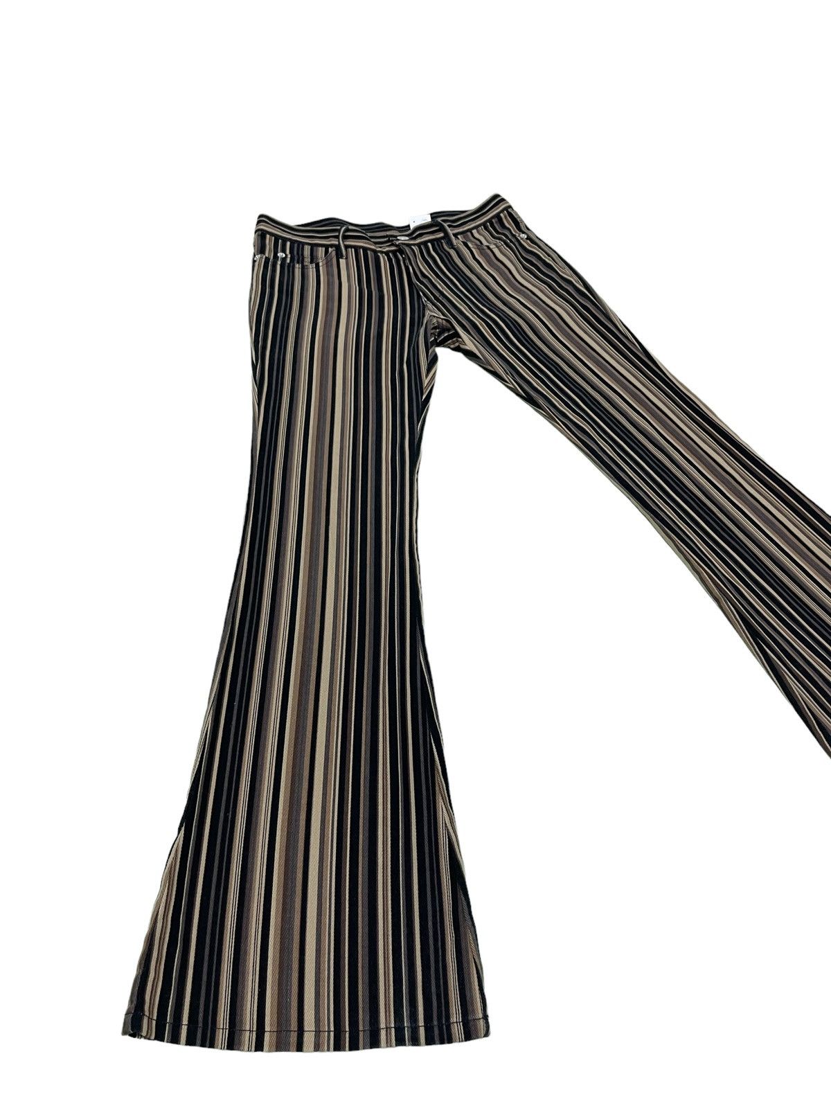 Flare Jeans Revolt Striped Low Rise Boot Cut 22🟦