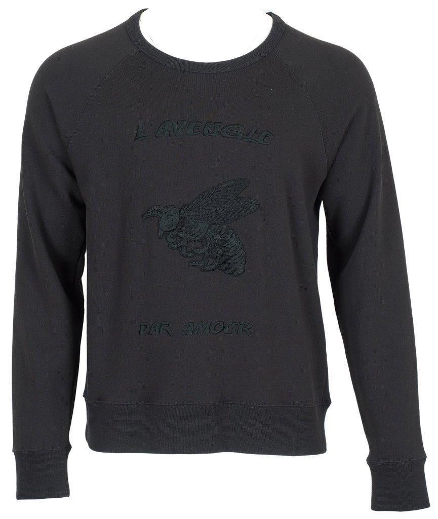 Gucci wool sweater with bee appliqué clearance