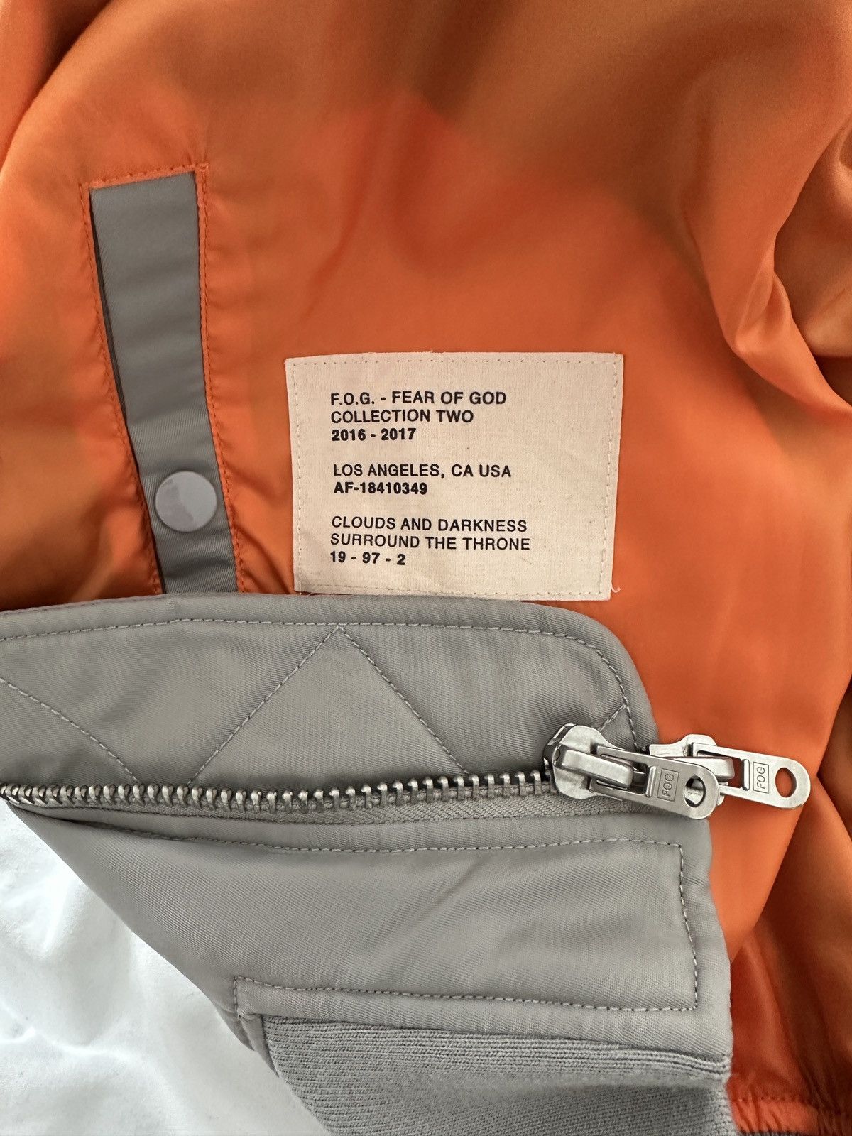 FOG × Fear of God Fear Of God FOG Bomber Collection 2 Size US S / EU 44-46 / 1 - 5 Thumbnail