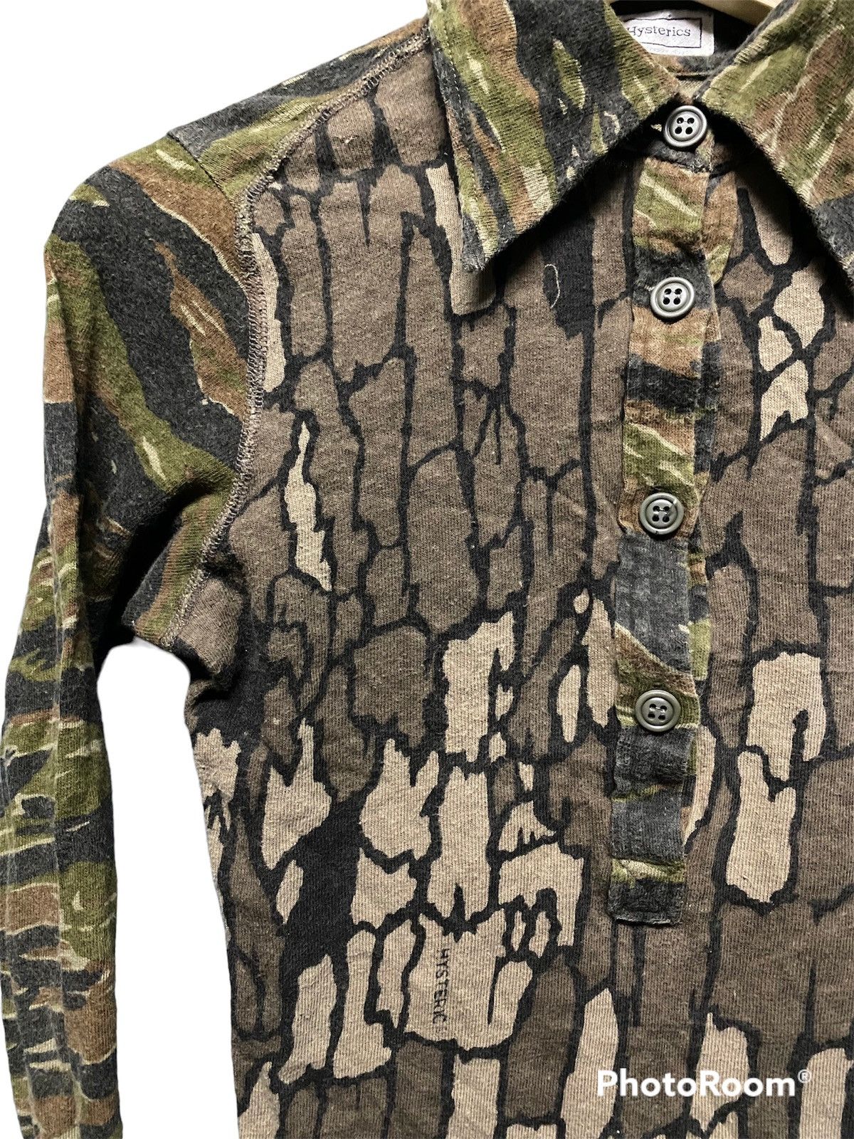 Hysteric Glamour HYSTERIC camouflage stripe shirt Size XS / US 0-2 / IT 36-38 - 3 Thumbnail