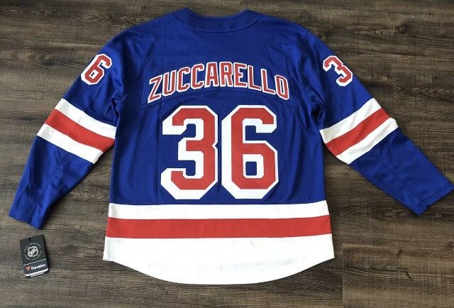 NHL × Vintage BNWT NEW YORK RANGERS LACE EM UP PULL OVER JERSEY RARE SIZE Size US M / EU 48-50 / 2 - 2 Thumbnail