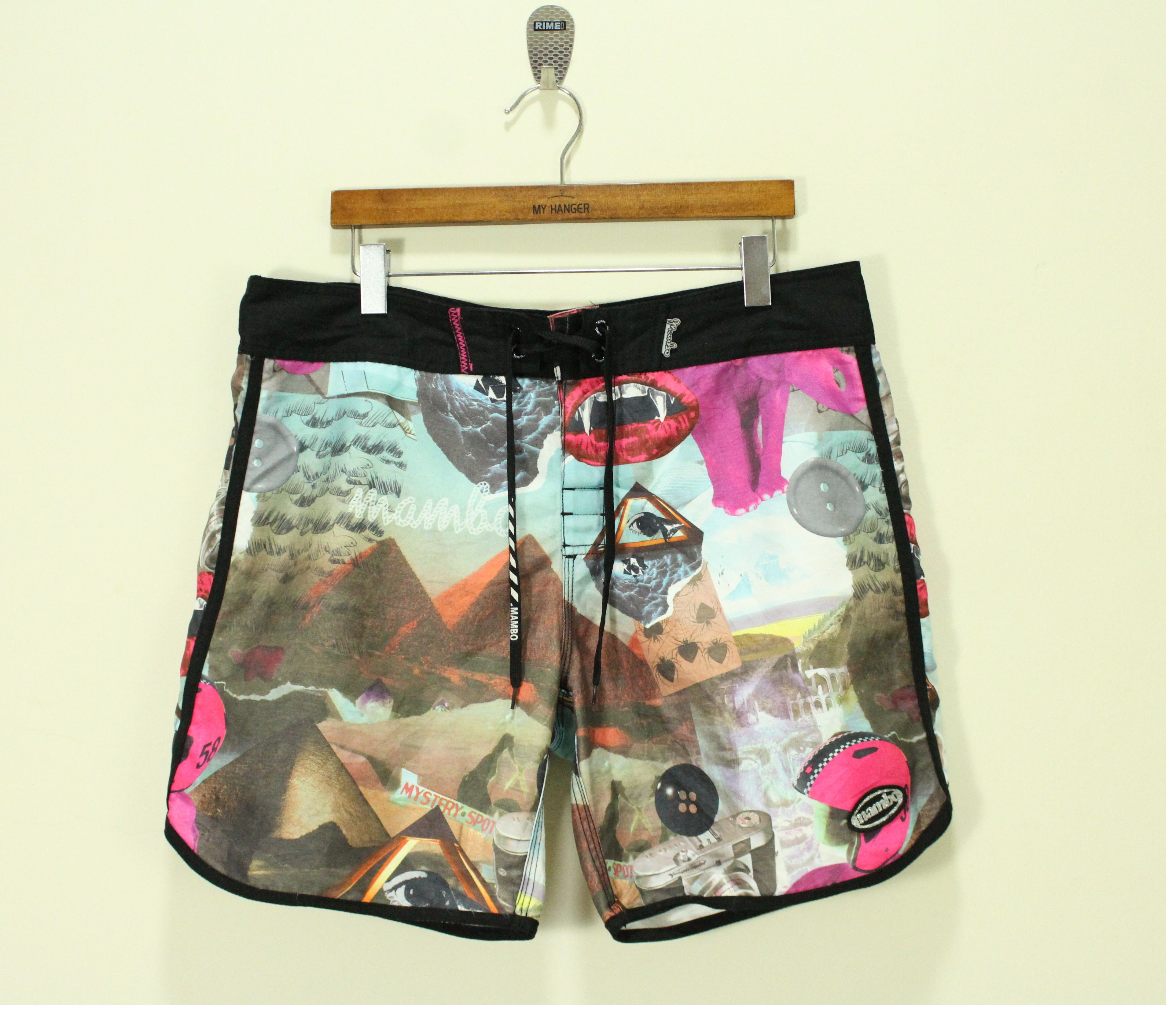 Mambo × Stussy MAMBO Shorts Freemason Logo Mystery Spot Size L Size US 34 / EU 50 - 1 Thumbnail