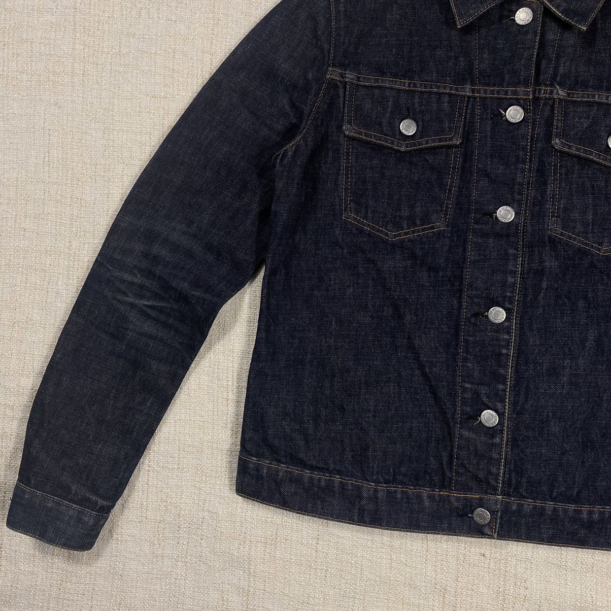 Helmut Lang Authentic Helmut Lang Women Trucker Type III Denim Jacket Size ONE SIZE - 3 Thumbnail