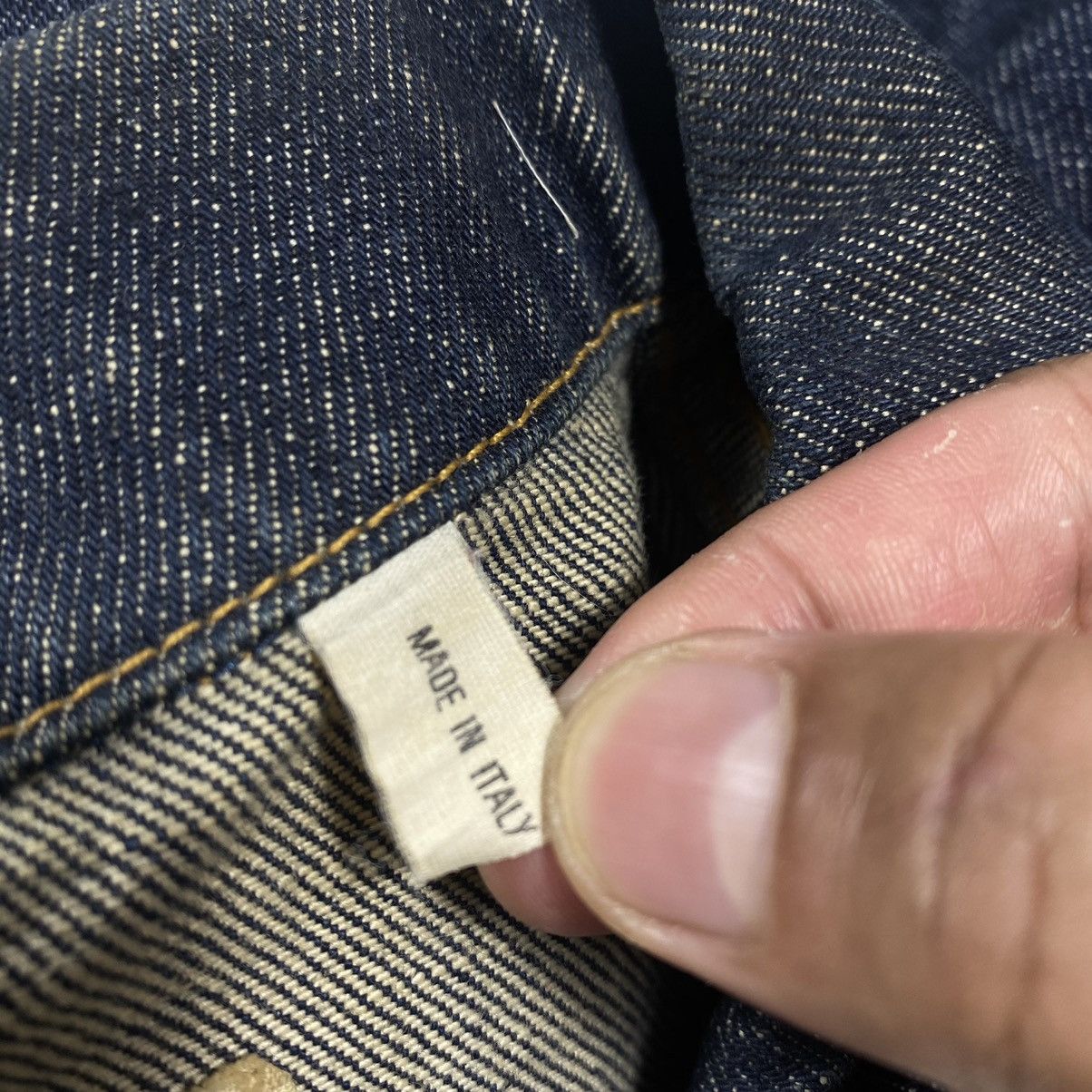 Helmut Lang Authentic Helmut Lang Women Trucker Type III Denim Jacket Size ONE SIZE - 13 Thumbnail