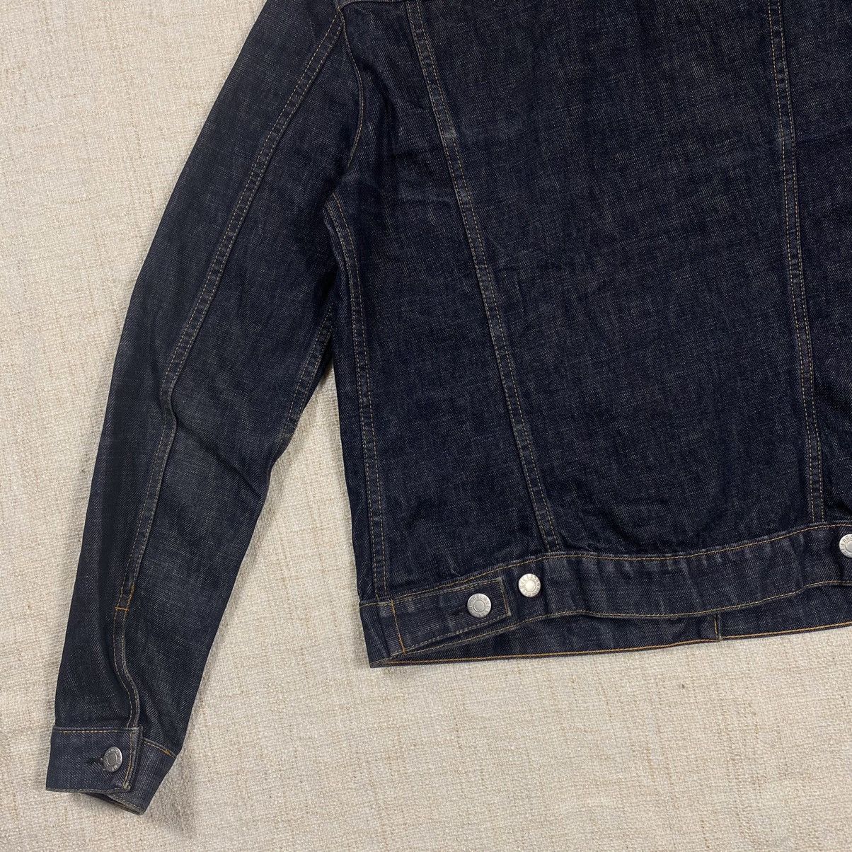 Helmut Lang Authentic Helmut Lang Women Trucker Type III Denim Jacket Size ONE SIZE - 5 Thumbnail