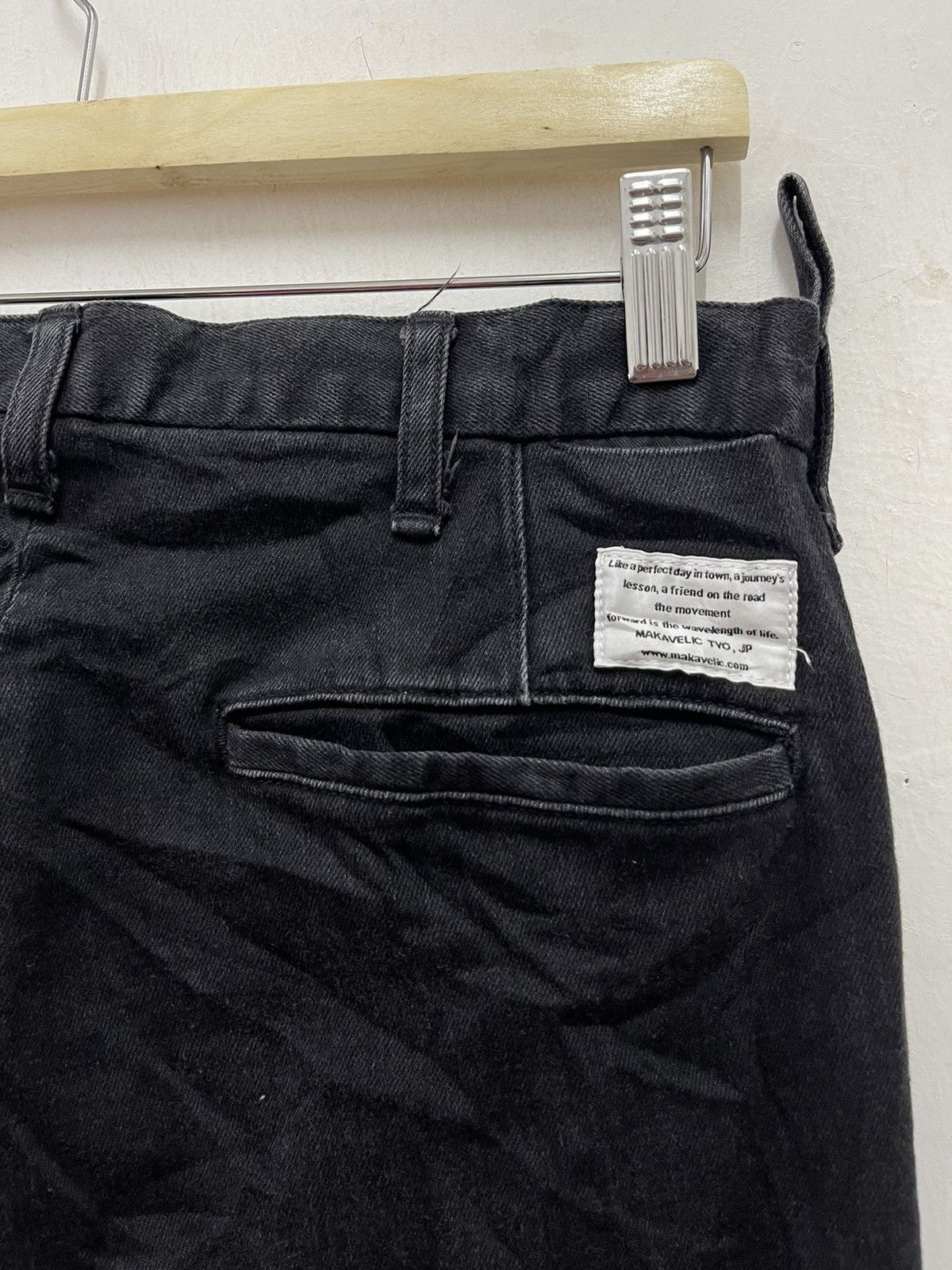 Makaveli Rare Vintage MAKAVELIC Japan True Fake Skinny Size US 30 / EU 46 - 4 Thumbnail