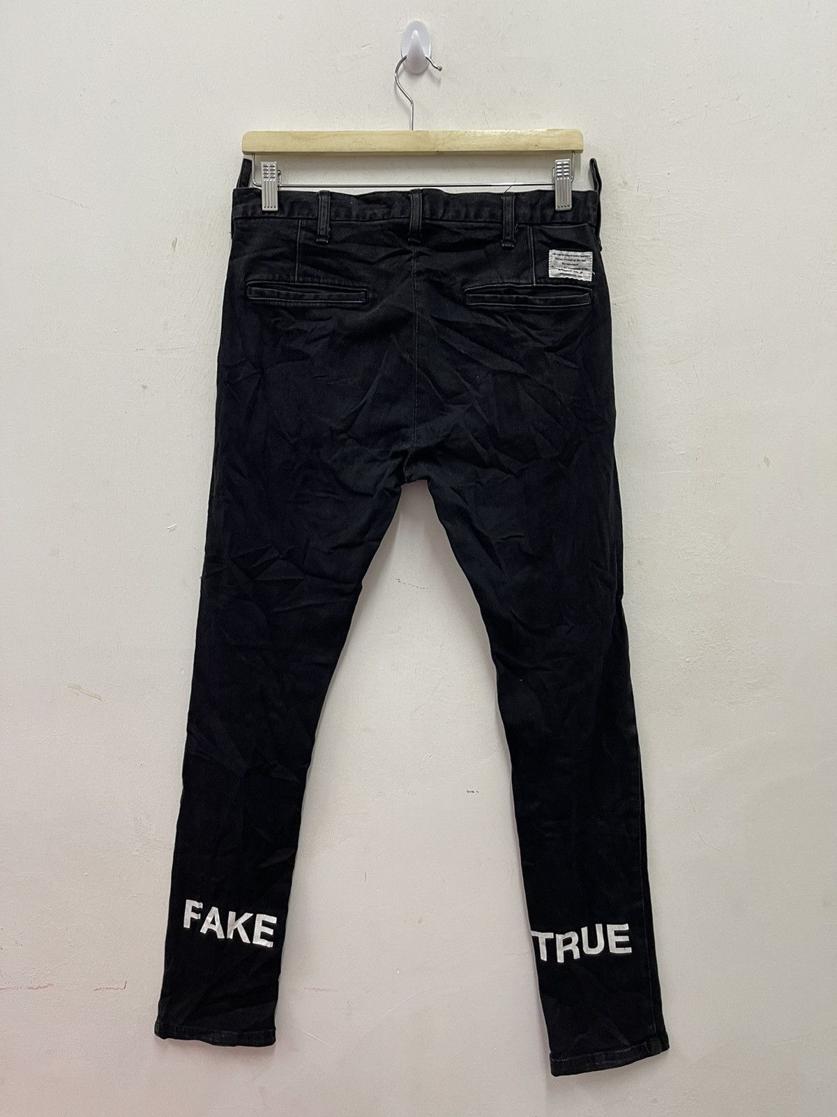 image of Vintage Makavelic Japan True Fake Skinny in Black, Men's (Size 30)