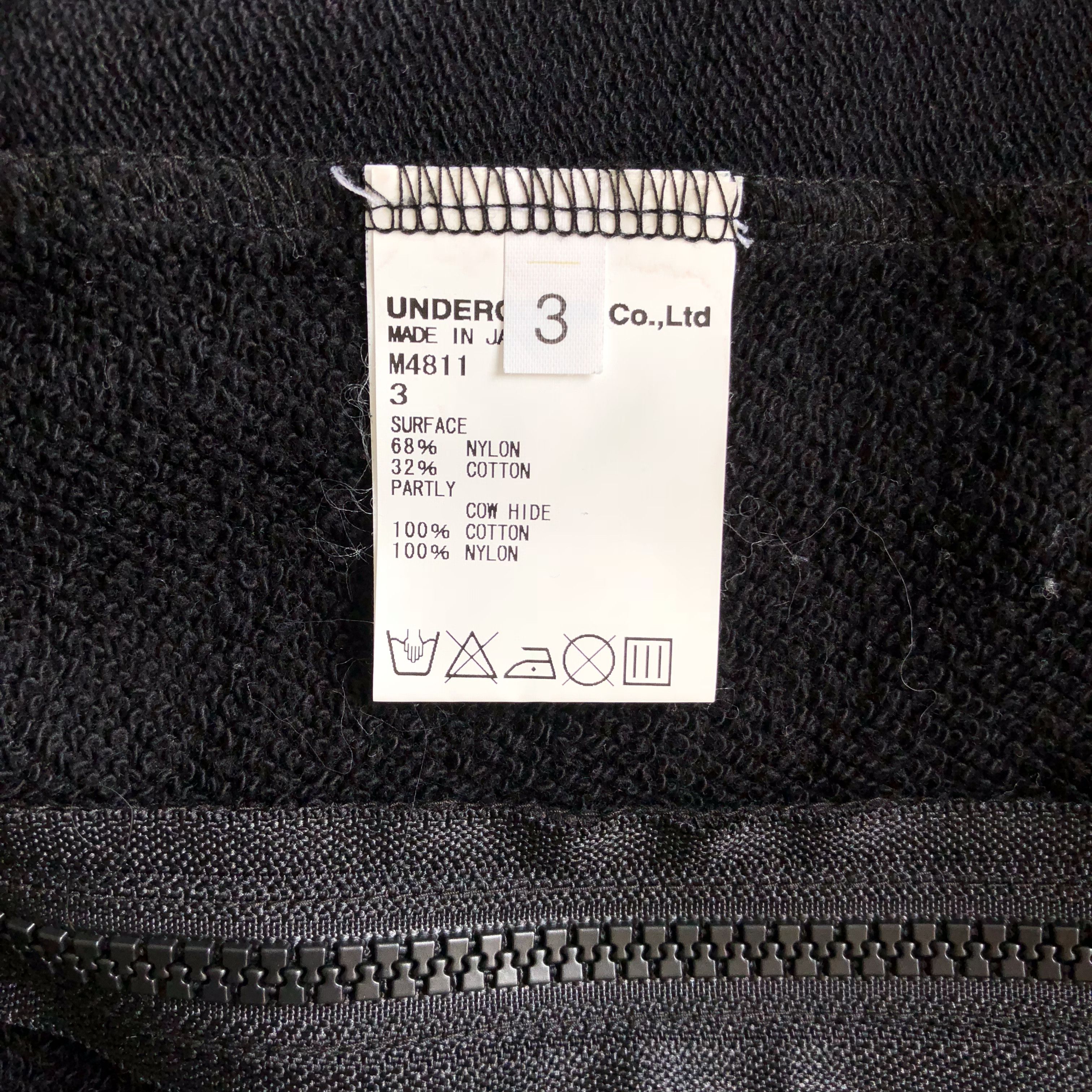 Undercover 14SS Half Leather Sweatshirt with Zippers Size US L / EU 52-54 / 3 - 4 Thumbnail