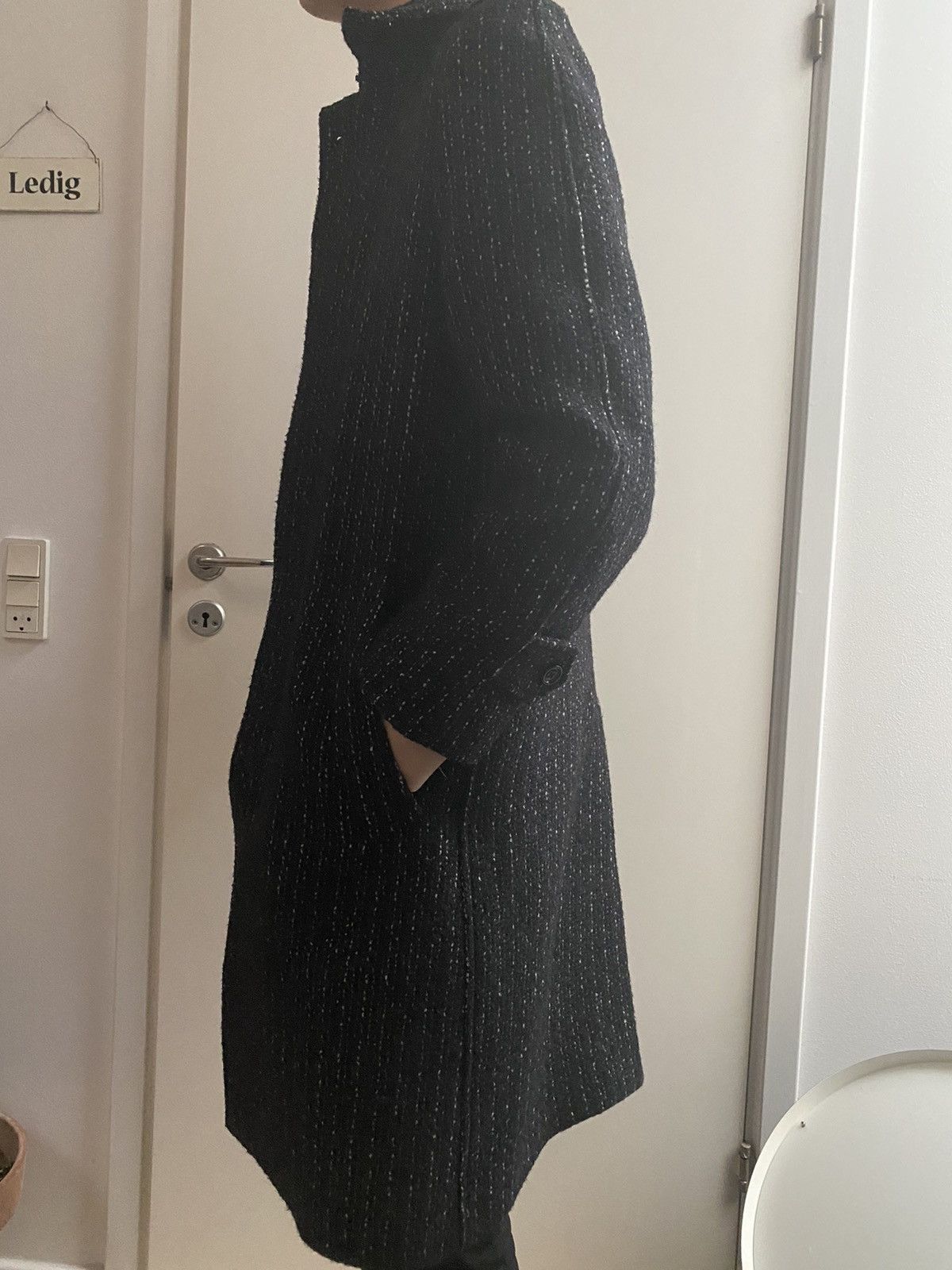Celine × Hedi Slimane CELINE HEDI SLIMANE ONE OF A KIND WOOL COAT Size US M / EU 48-50 / 2 - 6 Thumbnail