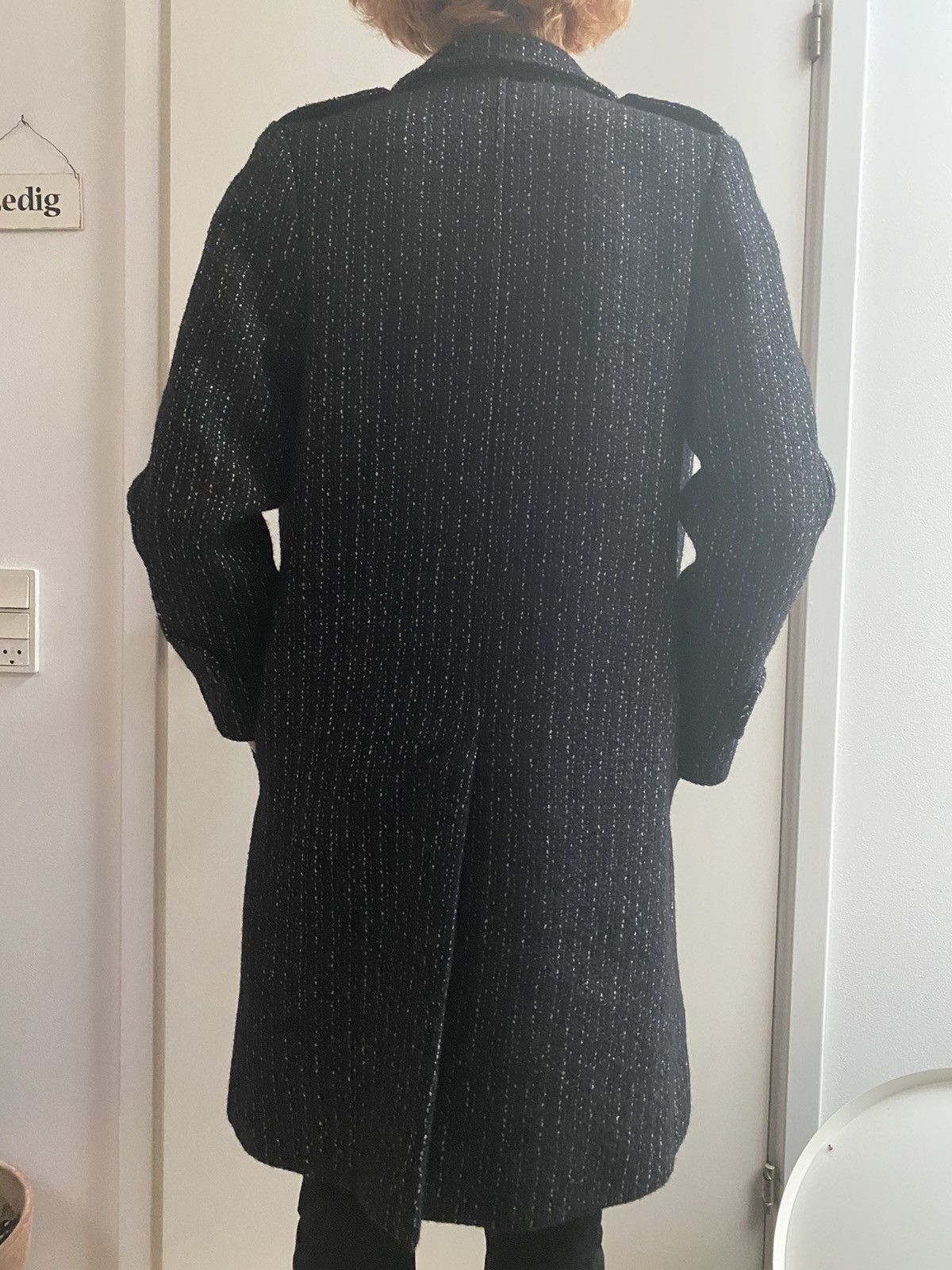Celine × Hedi Slimane CELINE HEDI SLIMANE ONE OF A KIND WOOL COAT Size US M / EU 48-50 / 2 - 7 Thumbnail